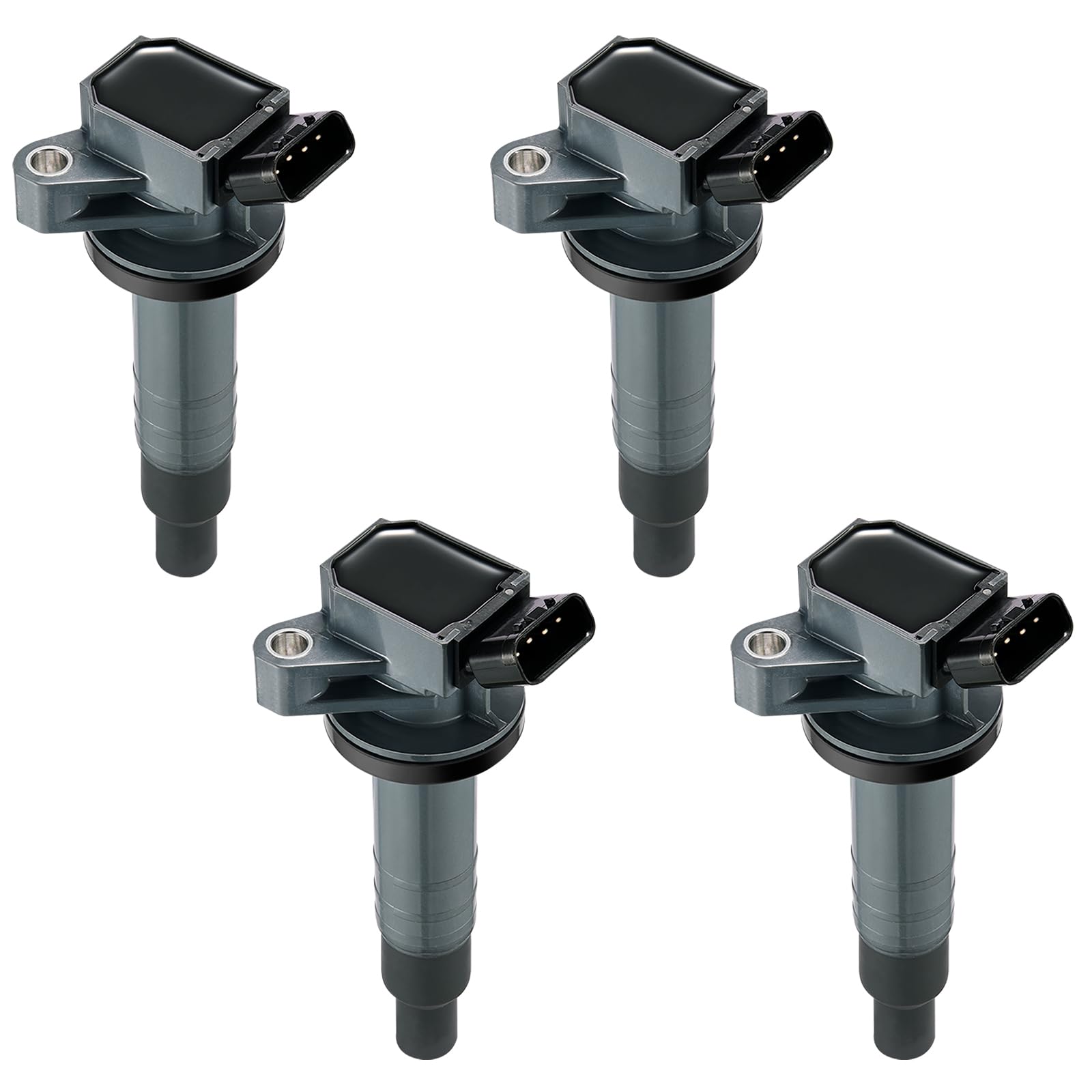 BDFHYK Ignition Coil Pack UF247 Set of 4 Compatible with Chevy Prizm,Compatible with Toyota Celica Corolla MR2 Spyder Matrix,Vib