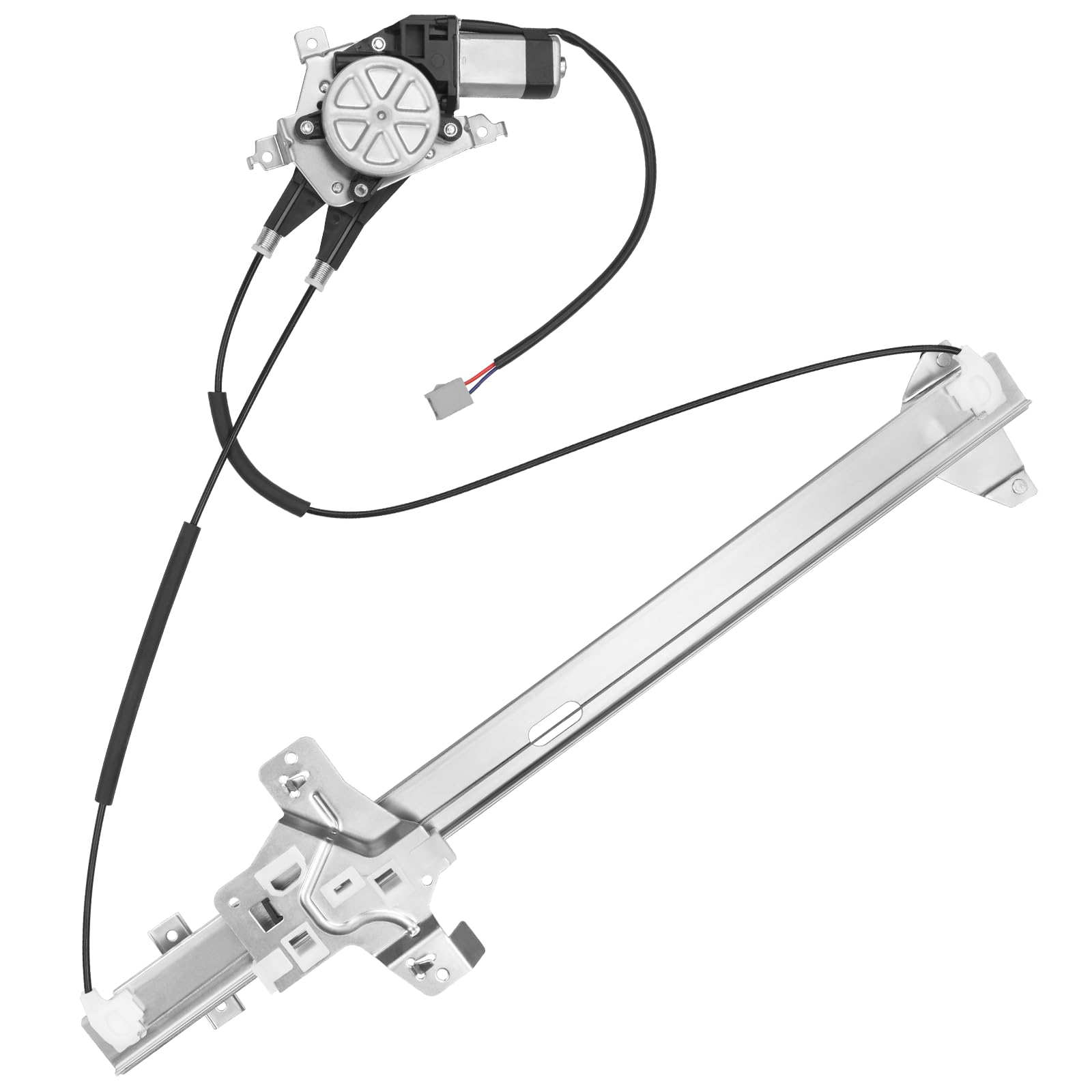 Obaee 741-587 Front Right Passenger Side Power Window Regulator with Motor Compatible with Ford E-150 2003-2014/ E-250 Econoline