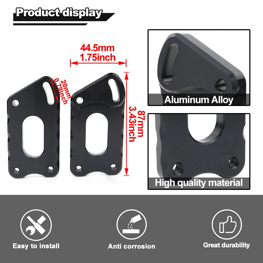 Xitomer Adjuster Windshield Risers Fit For Klr 650 Klr650 2022-2024 Motorcycle Accessories Windshield Bracket Adjuster Windscreen Risers