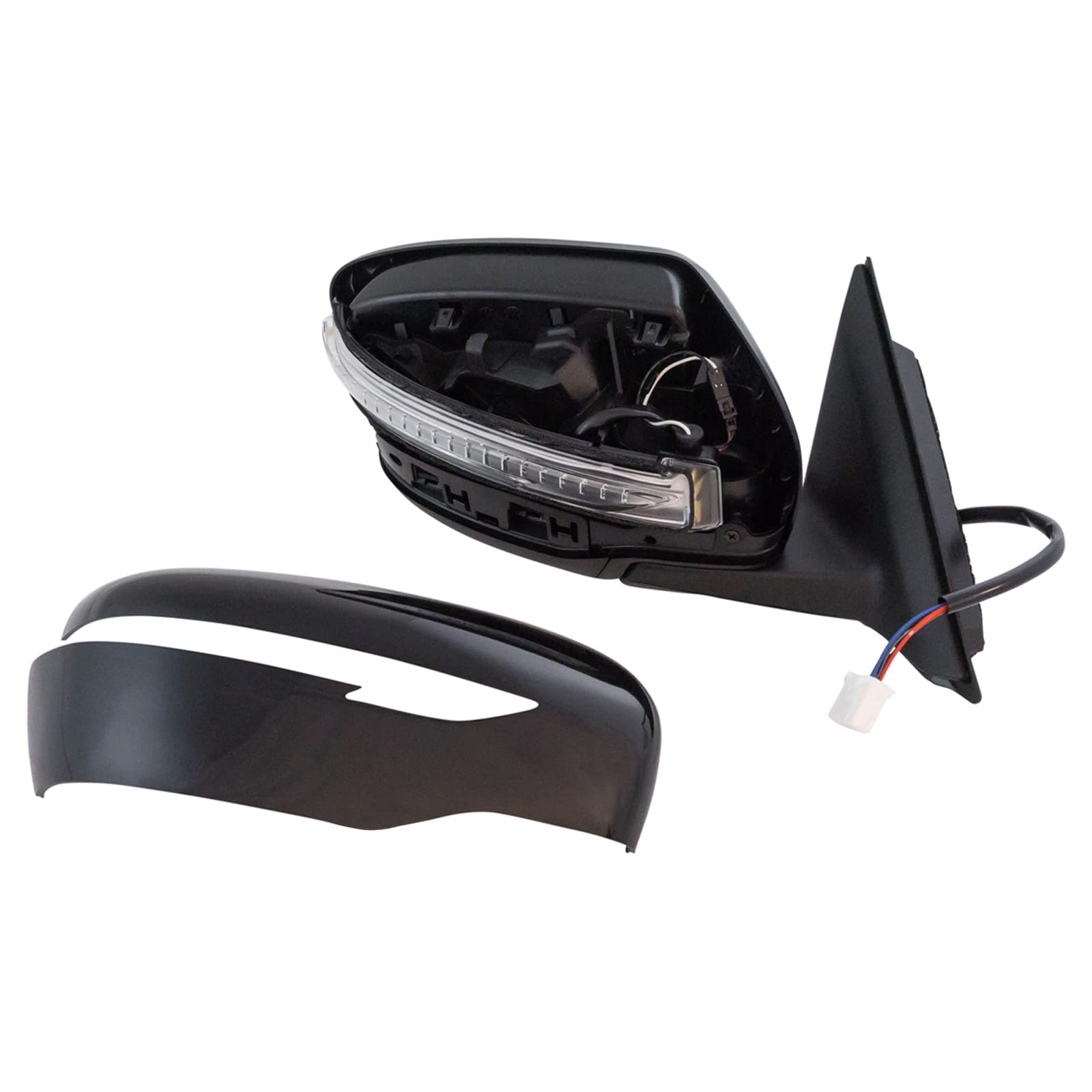 Trq Right Mirror Passenger Side Compatible With 2014-2017 Nissan Rogue Ni1321254