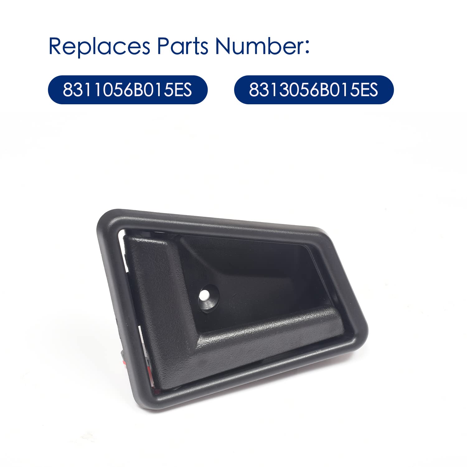 2Pcs Interior Door Handles Front& Rear Left Right Driver Passenger Side Handle For 1989-98 Suzuki Sidekick,1989-97 Geo Tracker, 1998 Chevrolet Tracker 8311056B015Es 8313056B015Es