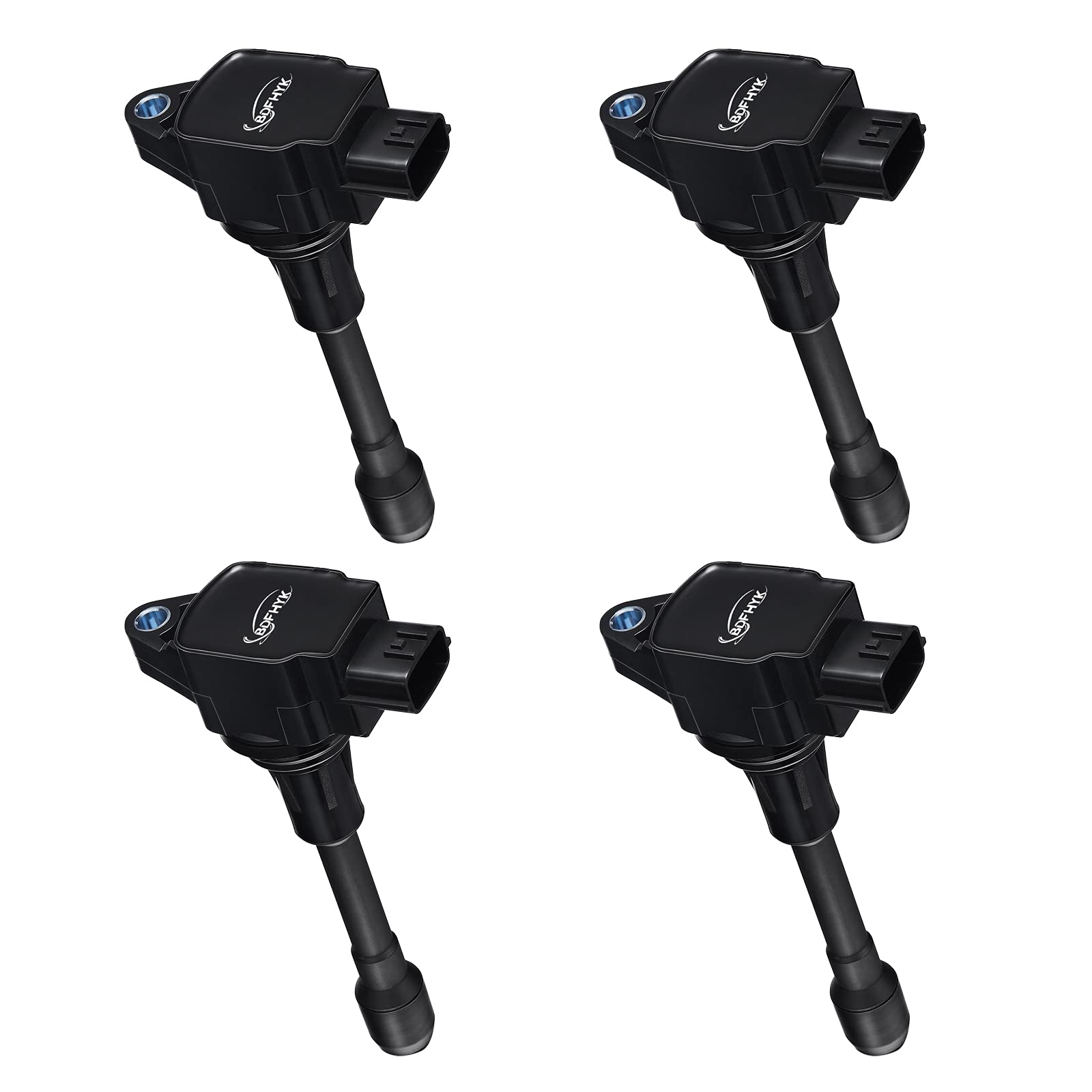 Bdfhyk 4Pcs Ignition Coils Pack Compatible With Altima Cube Sentra Rogue Select Nv200 Pathfinder 1.8L 2.0L 2.5L Compatible With Fx50 M56 Qx60 2.5L 5.0L 5.6L C1696 Uf549 5C1753