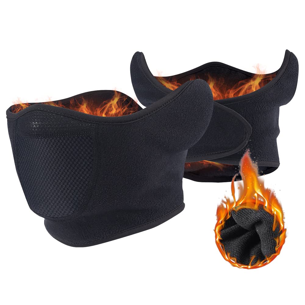 Herobiker Neck Gaiter Motorcycle Face Mask Half Masks Windproof Balaclava Protective Keep Warm Shield For Running Skiing Snowboa