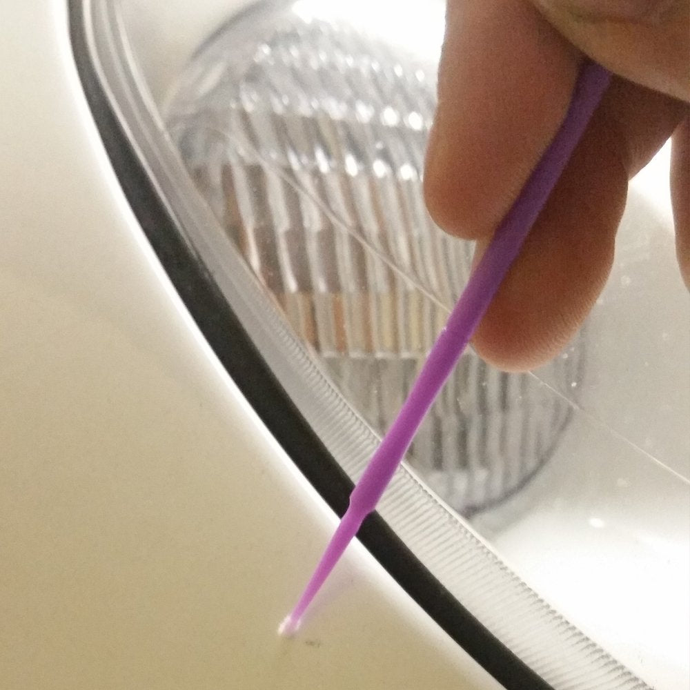 Atlin Touch Up Paint Brushes, 100 Pack Of 1.5Mm Disposable Micro Applicators For Automotive Paint Chip Repair