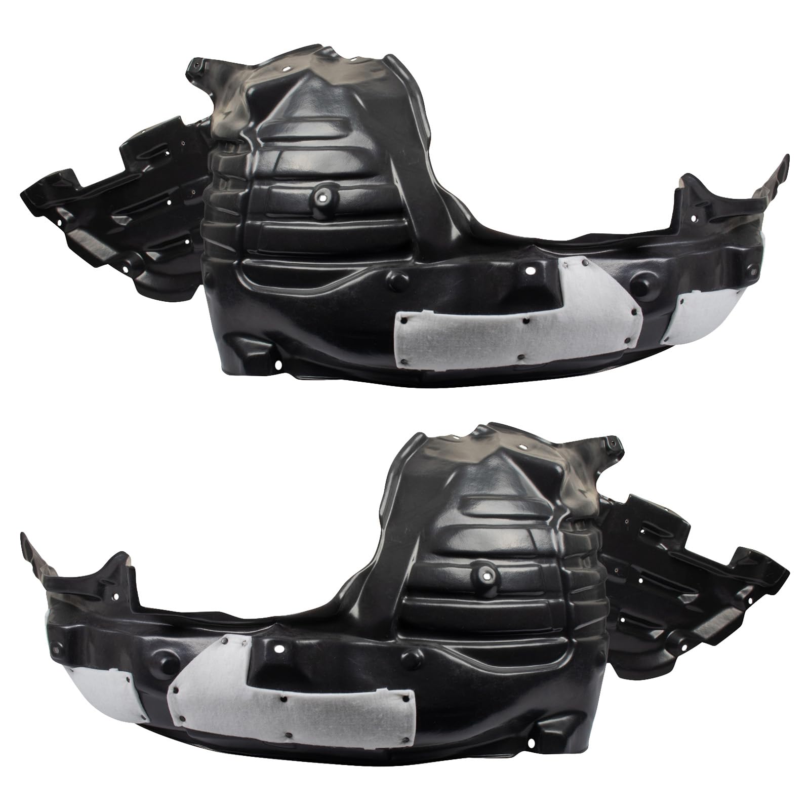 Trq Front Inner Fender Liner Set Compatible With 2019-2023 Subaru Ascent Su1248136 Su1249136