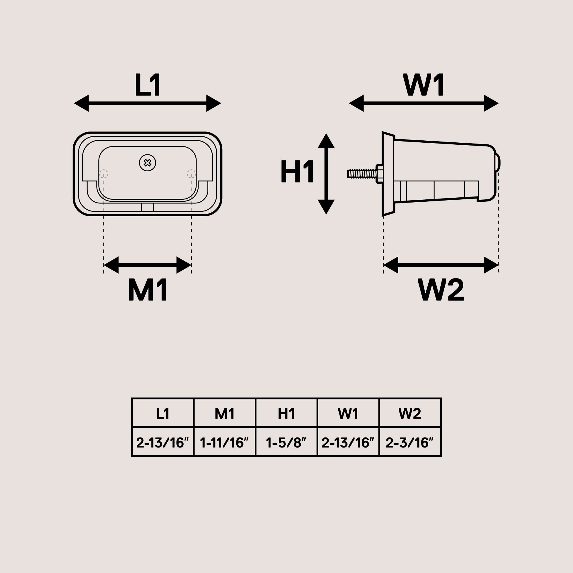 True Mods Led License Plate Light For Trailer [Stud Mount] [Dot Fmvss 108] [Sae L] [Black-Finish] [Waterproof] [12V Dc] License