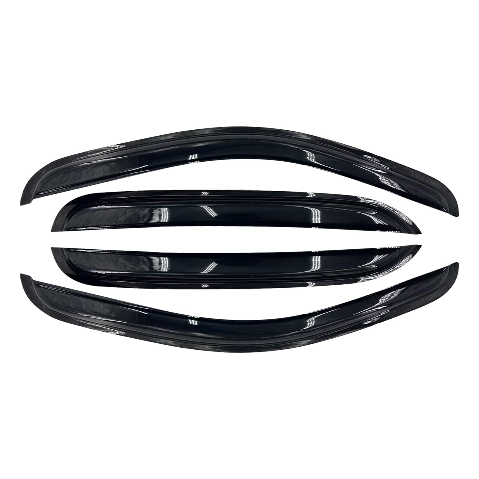 Sontian Tape-On Side Visor Deflectors Rain Guards For 2007-2014 Silverado/Sierra 2500Hd-3500Hd/Suburban/Yukon Xl Window Rain Def