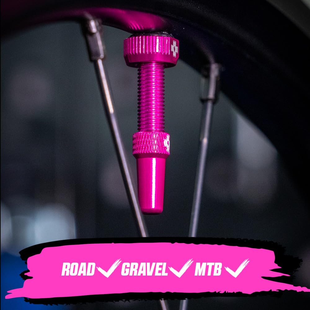 Muc-Off Tubeless Valves/60Mm/Pink V2