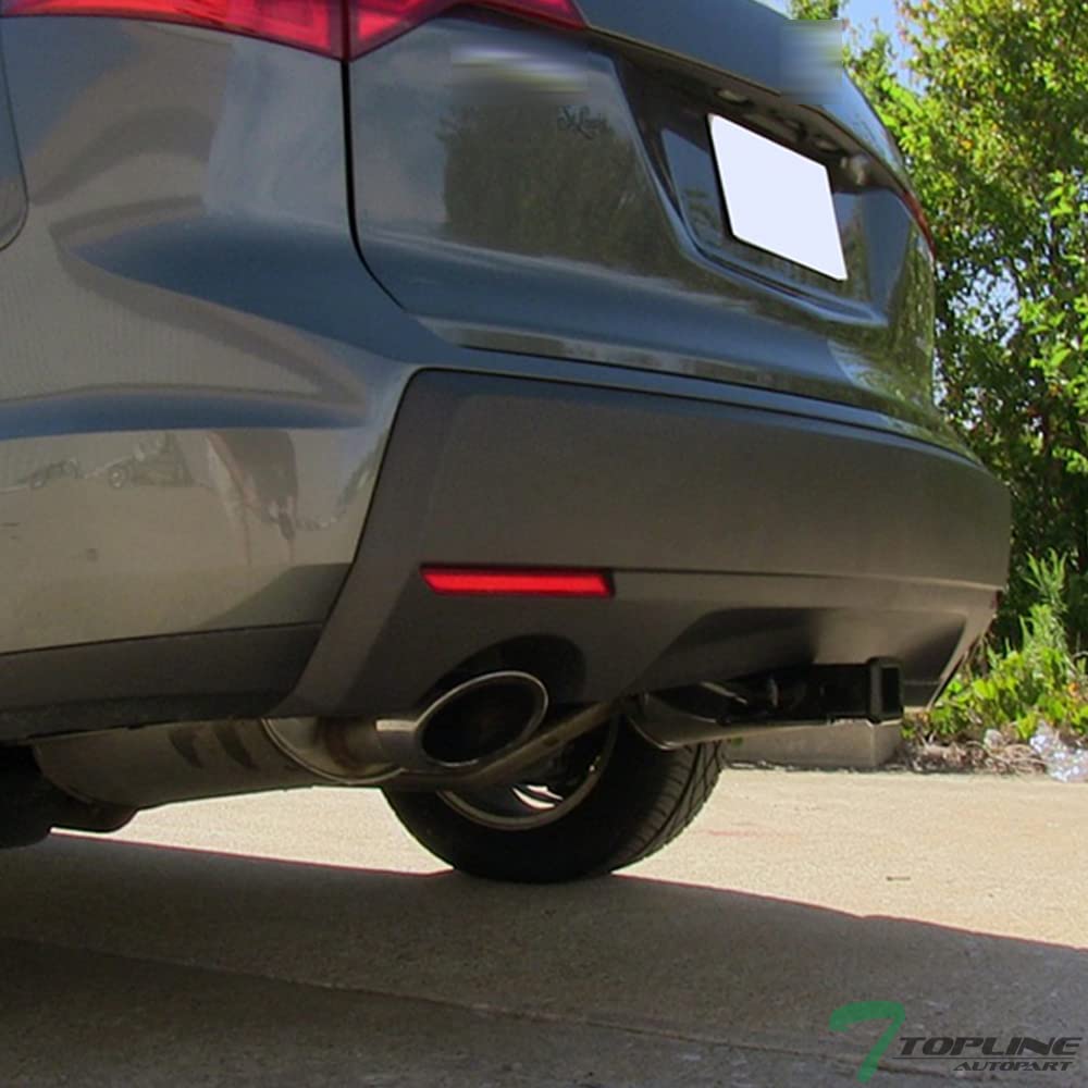 Class 3 III Black 2'' Receiver Tube Rear Bumper Trailer Tow Hitch Towing Mount Compatible with 07-13 Acura MDX