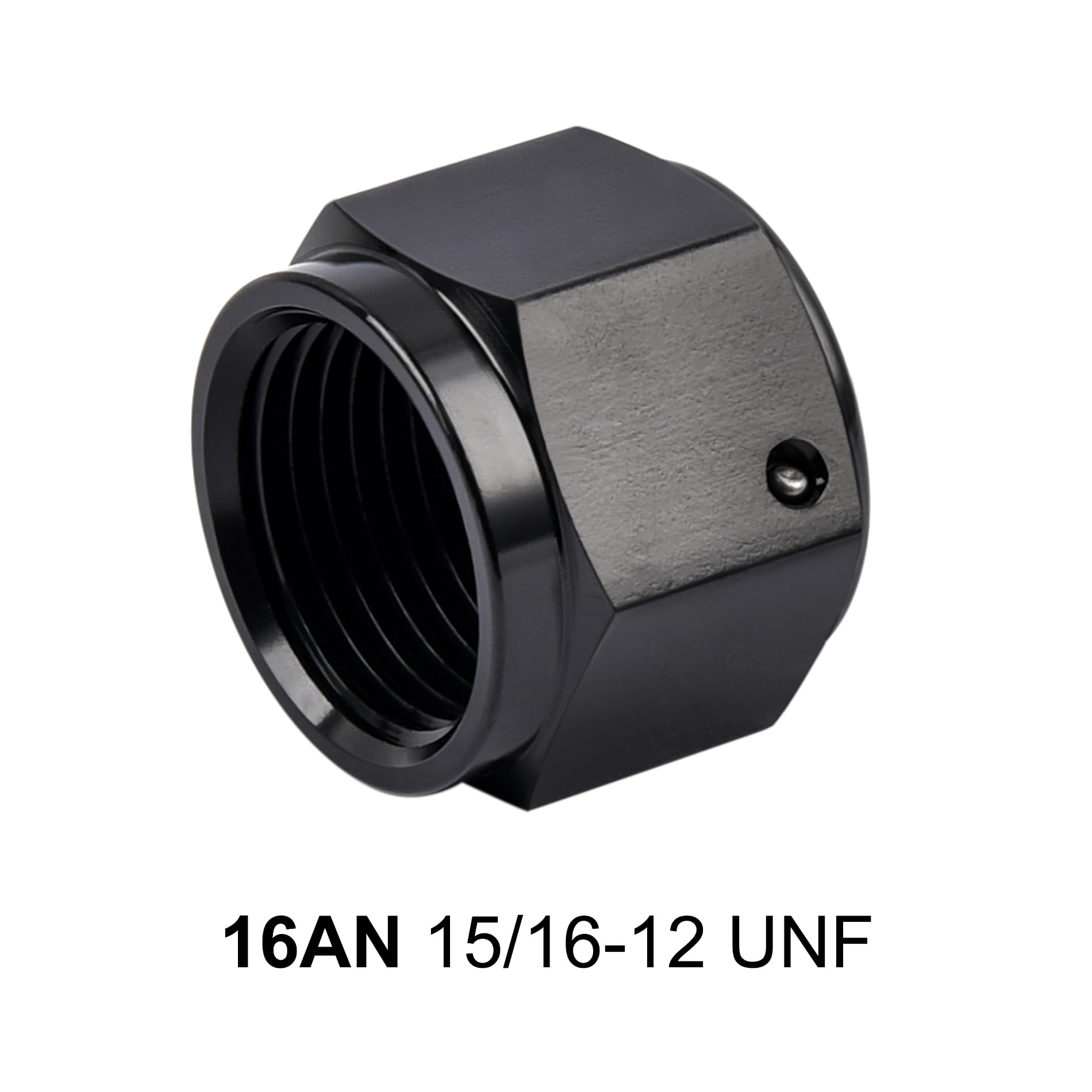 Evil Energy 16An Flare Cap Block Off Fitting Plug Black 2Pcs