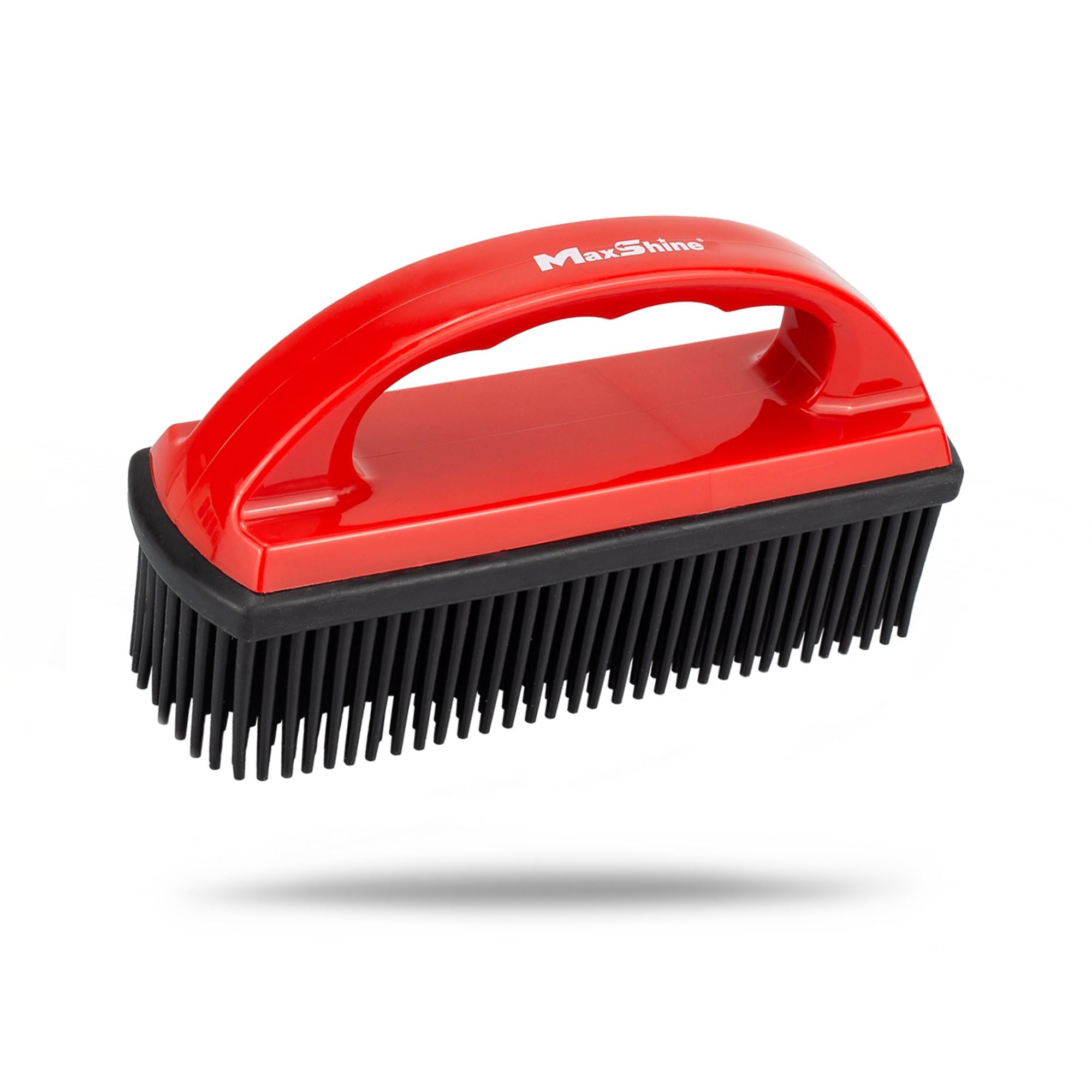 Maxshine Universal Car Carpet Lint & Hair Removal Brush - Electrostatic Rubber Bristles - Efficiently Removes Pet Hair from Dogs