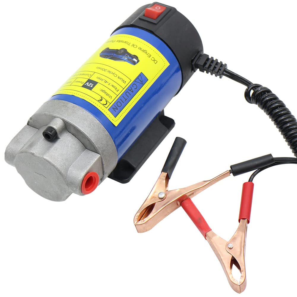 Makerele Oil Extractor Pump For Engine Oil Extraction And Oil Transfer Change Pump,Portable Electric Self-Priming Powerful Gear