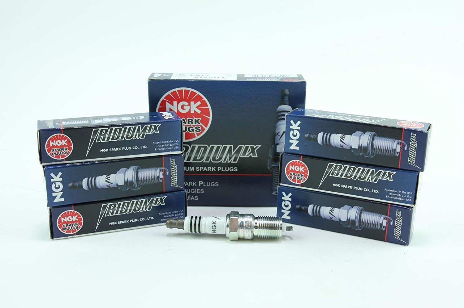 6 New Ngk Iridium Ix Spark Plugs Tr55Ix # 7164