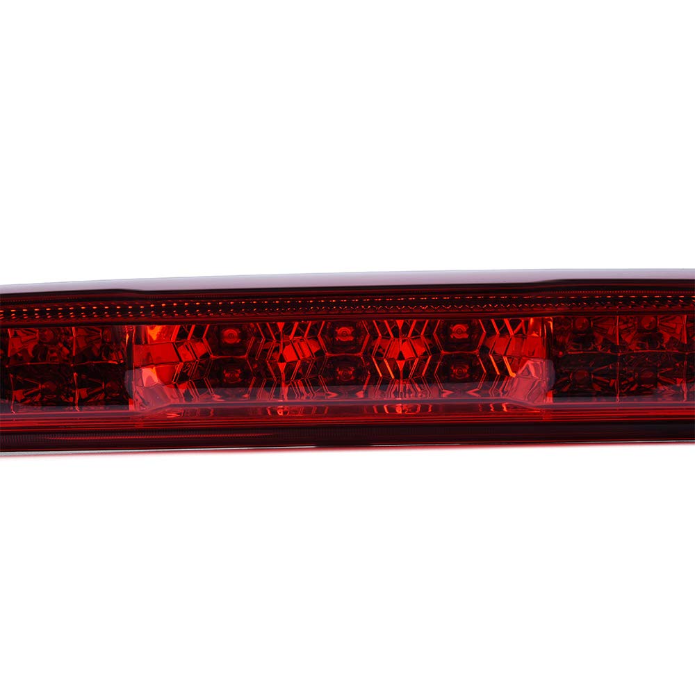Cheda Third Brake Lights, Compatible With 2007-2013 Chevy Silverado Gmc Sierra 1500 2500 3500, Red Lens Clear Housing 3D Led Bar