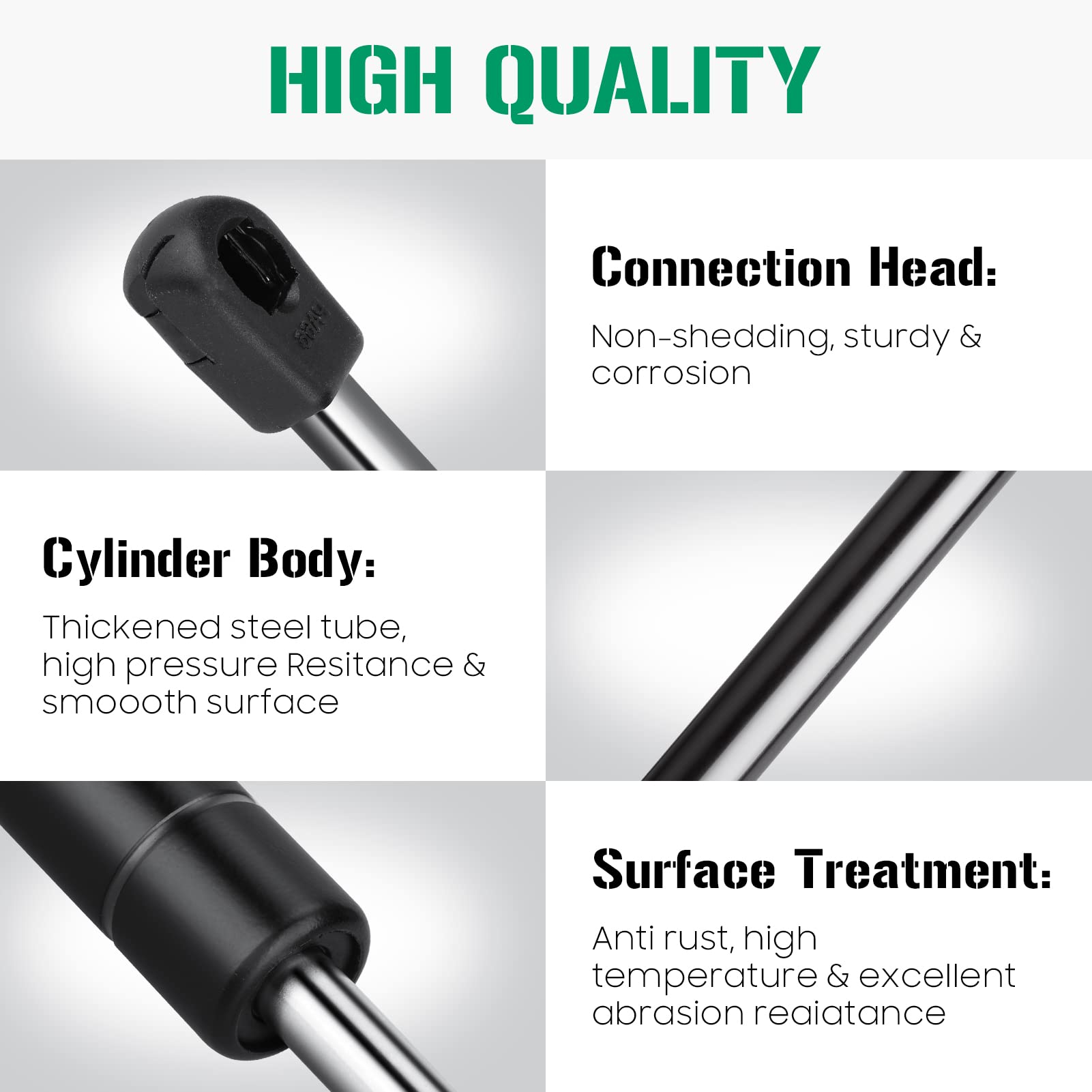 Hood Lift Supports Struts Shocks for Honda Accord Crosstour 2010 2011, Crosstour 2012-2015, 74145-TP6-A01 74145-TP6-A02 SG326021