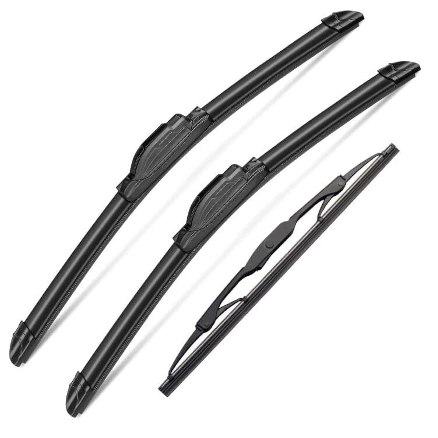 3 Wipers Set For Dodge Caliber 2007 2008 2009 2010 2011 2012, Windshield Wiper Blades Original Equipment Replacement Front And R