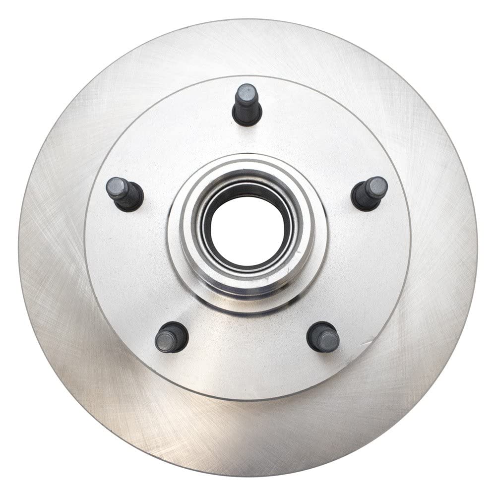 Trq Front Brake Rotors Set Vented Compatible With 1994-2001 Ford E-150 Econoline E-150 Econoline Club Wagon 1994-1996 F-150