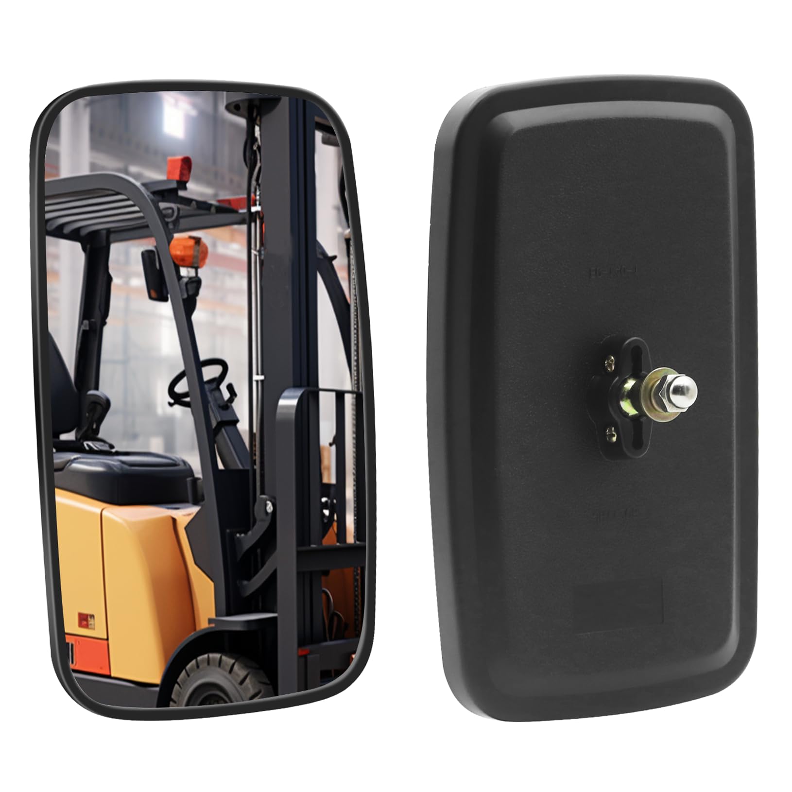 Heavy Equipment Truck Mirrors,Forklifts Rearview Mirror, Loader Mirr-ors, Compatible with Plow,Excavator,Dump truck,Lorry,Rear o