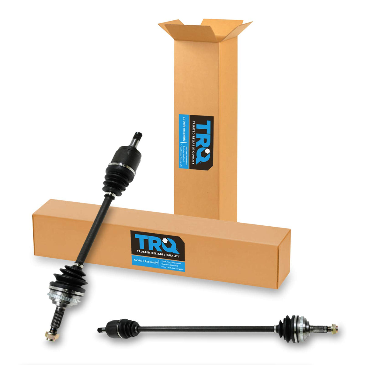 Trq Front Cv Axle Shaft Assembly Set Compatible With 1998-2002 Honda Accord
