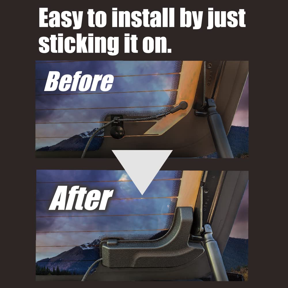 Azuto Rear Defogger Cable Cover For Jeep Wrangler (Jl) / Jeep Wrangler 4Xe 2018-2024 Wrangler Interior Accessories