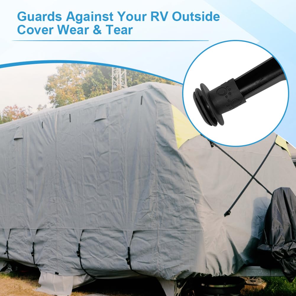 Rv Gutter Spout Caps/Rv Cover Pretector/Protects Rv Cover From Gutter Spout Damage, 4-Pack