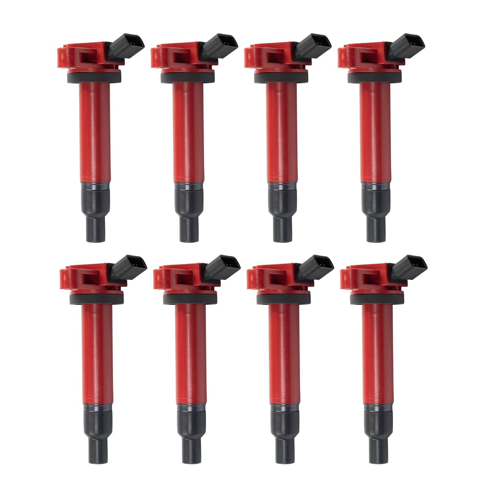 TRQ Ignition Coil Set Compatible with 2001-2007 Lexus GS430 2003-2009 GX470 2001-2006 LS430 1998-2007 LX470 2002-2010 SC430 Toyo
