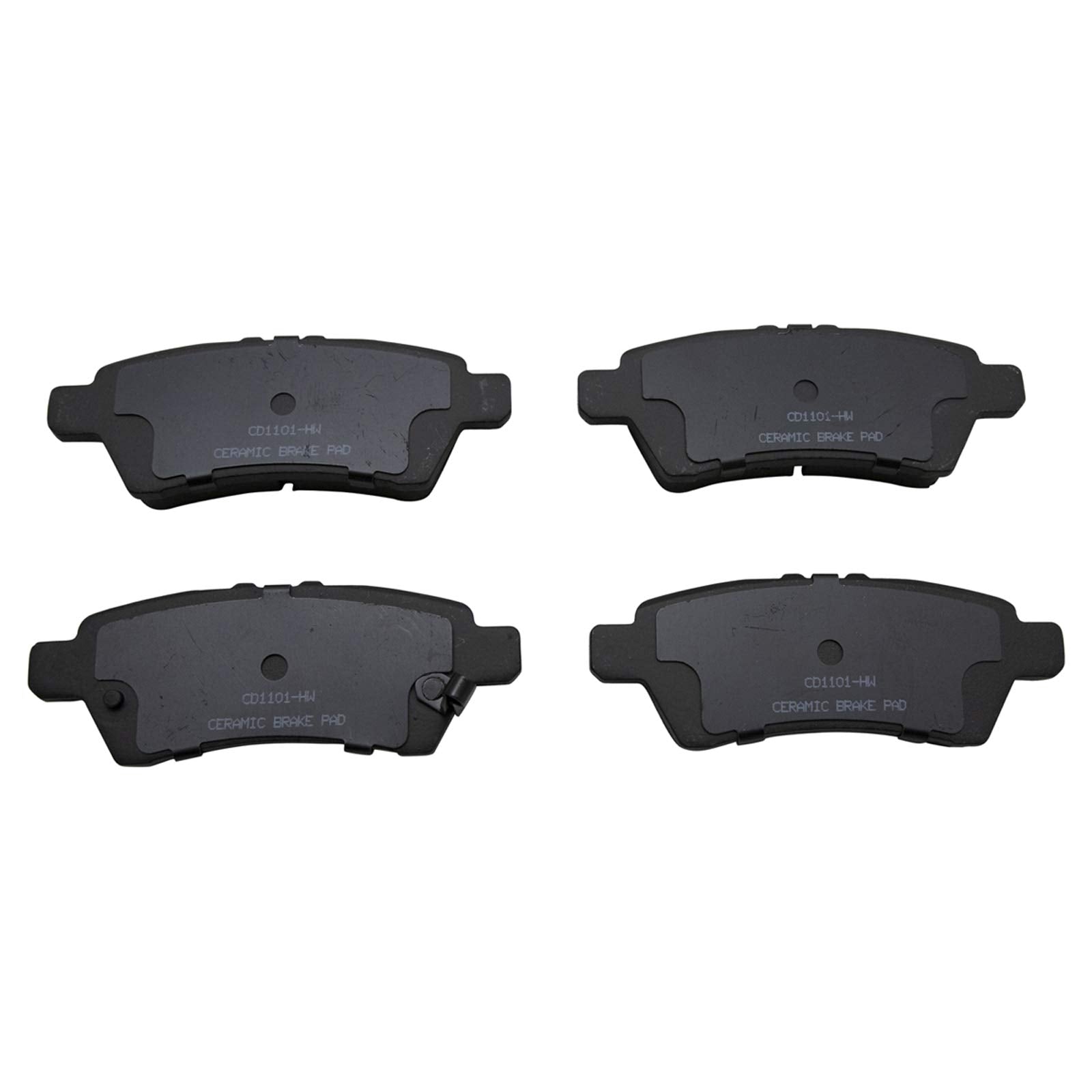 TRQ Rear Brake Pads Ceramic Compatible with 2005-2012 Nissan Pathfinder 2006-2007 Xterra