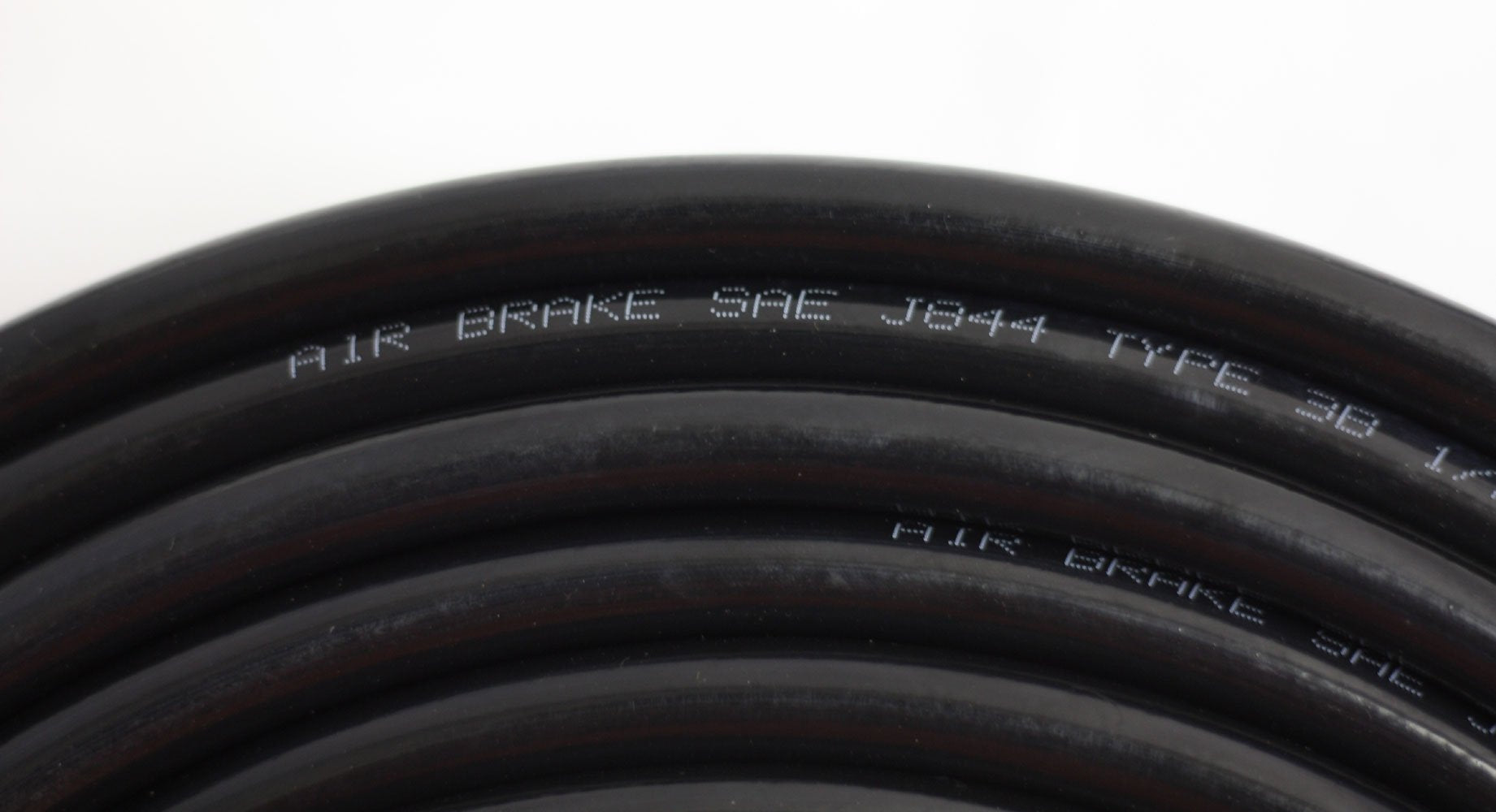 Mytee Products 1/4'' OD x 100' Black SAE J844 Nylon Air Brake Tubing DOT Approved | Pneumatic Nylon Air Line Hose for Air Brake