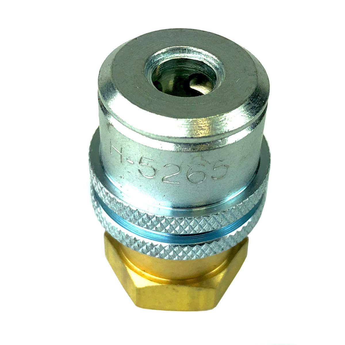 Haltec 4 (Four) H-5265 Standard Bore Grip Lock On Air Chuck 0-300 Psi 1/4'' Npt