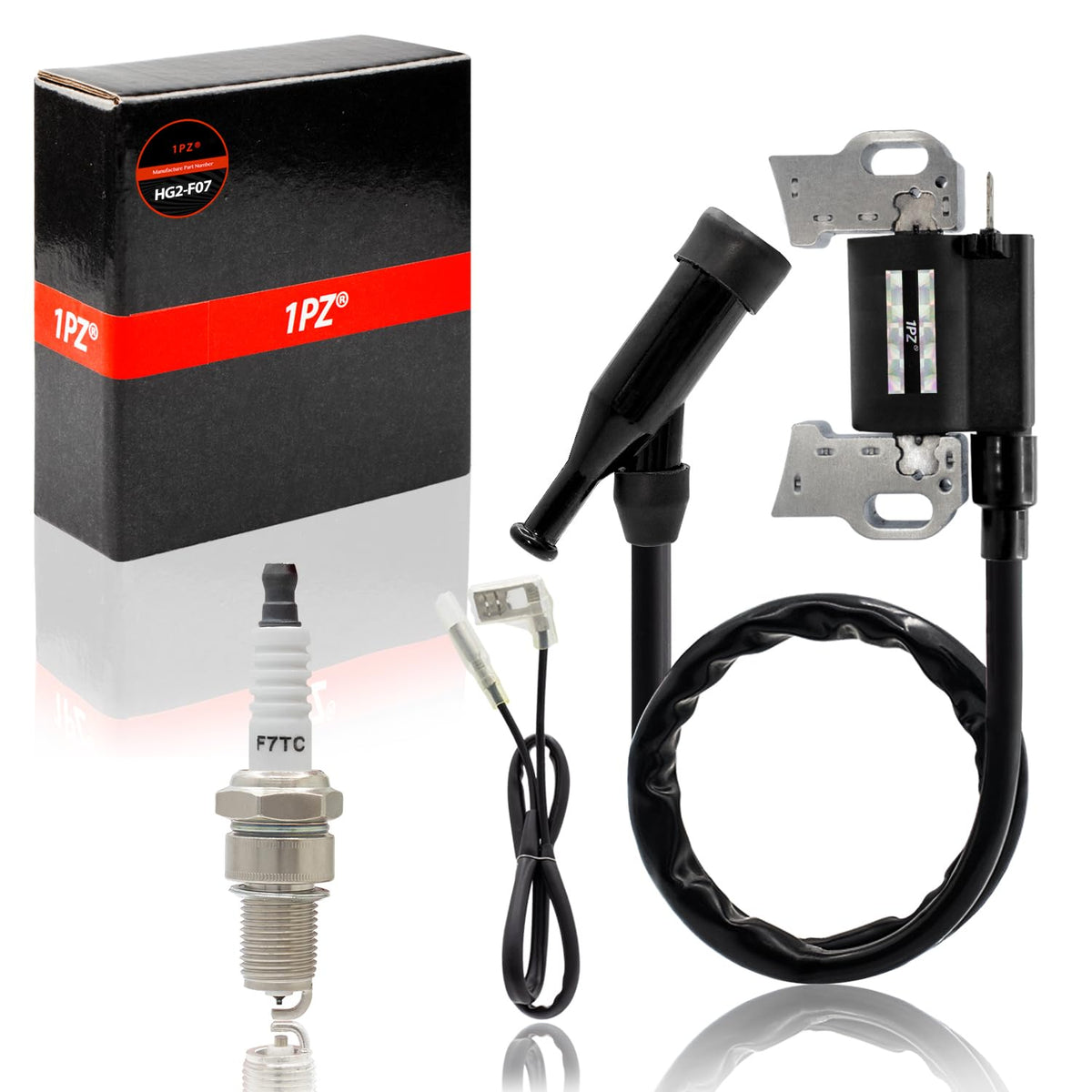 1Pz Hg2-F07 Ignition Coil With Spark Plug For Predator 420Cc 5000W 6500W 7000W 8750W Gas Generator Engine
