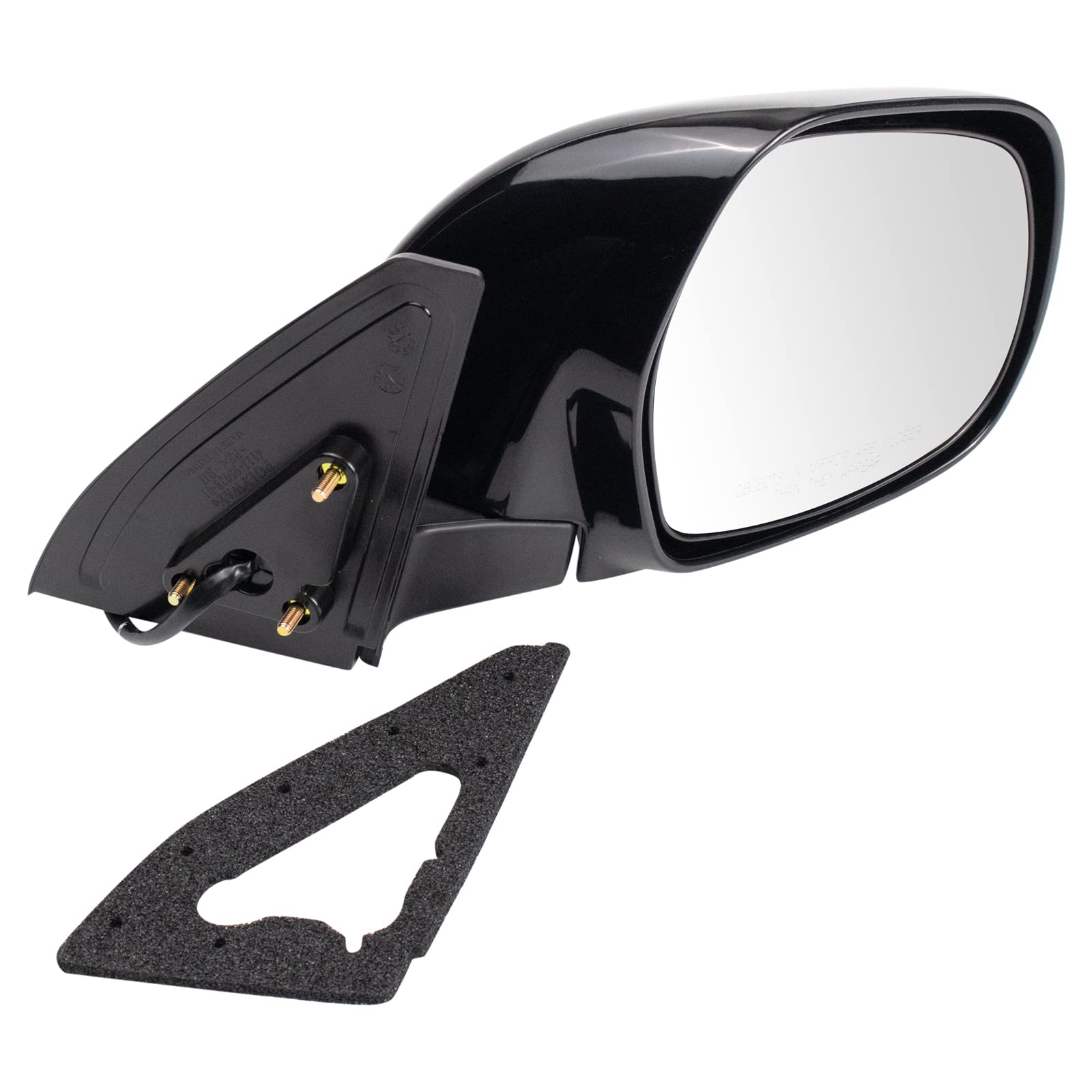 Trq Right Mirror With Heat Passenger Side Compatible With 2003-2009 Toyota 4Runner To1321199