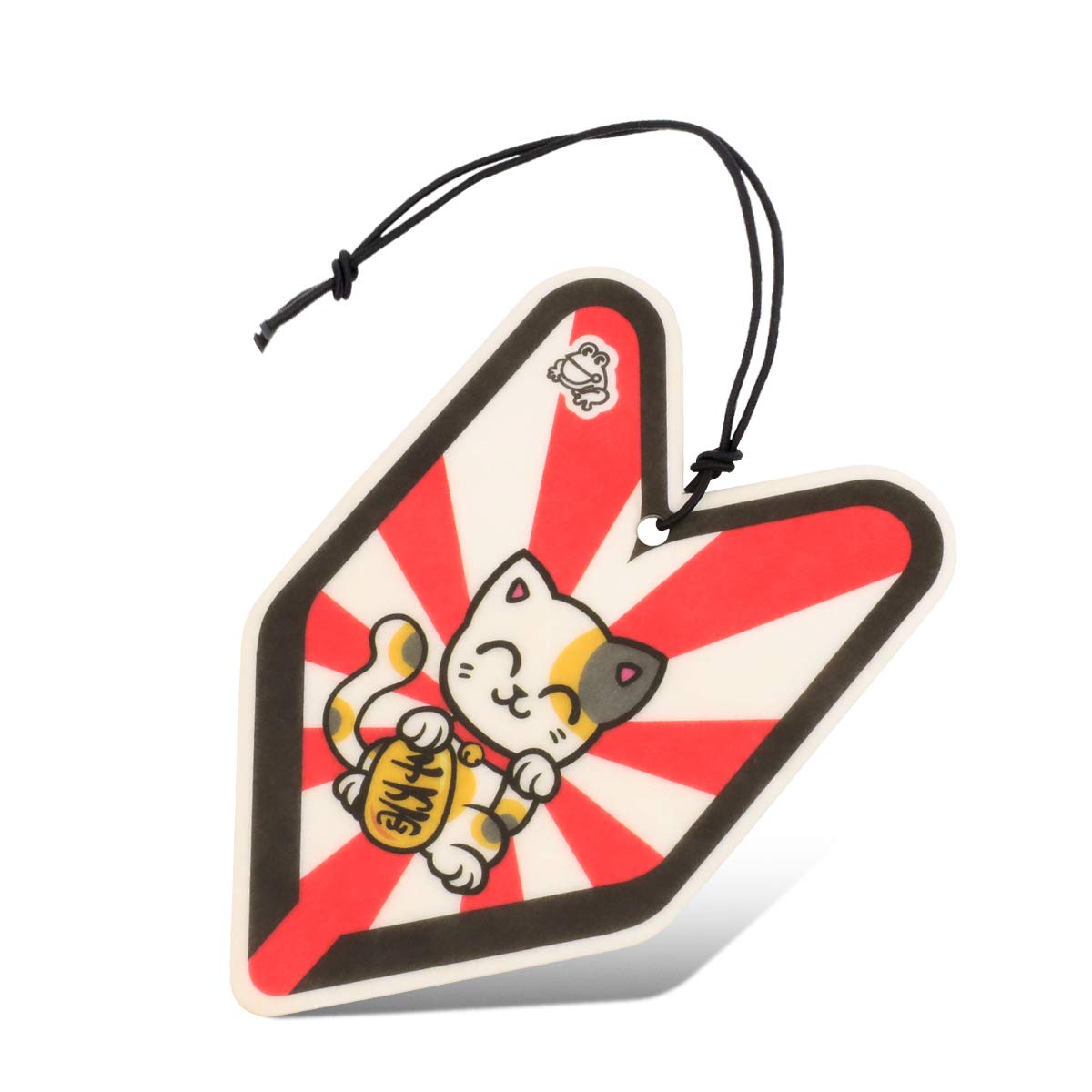 Treefrog Ylis66 Paper Young Leaf Wakaba Hanging Air Freshener For Home Office Car In-Door, Ice Squash Scent
