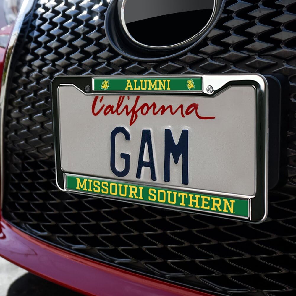 Missouri Southern State University Alumni Full Size Standard License Plate Metal Frame