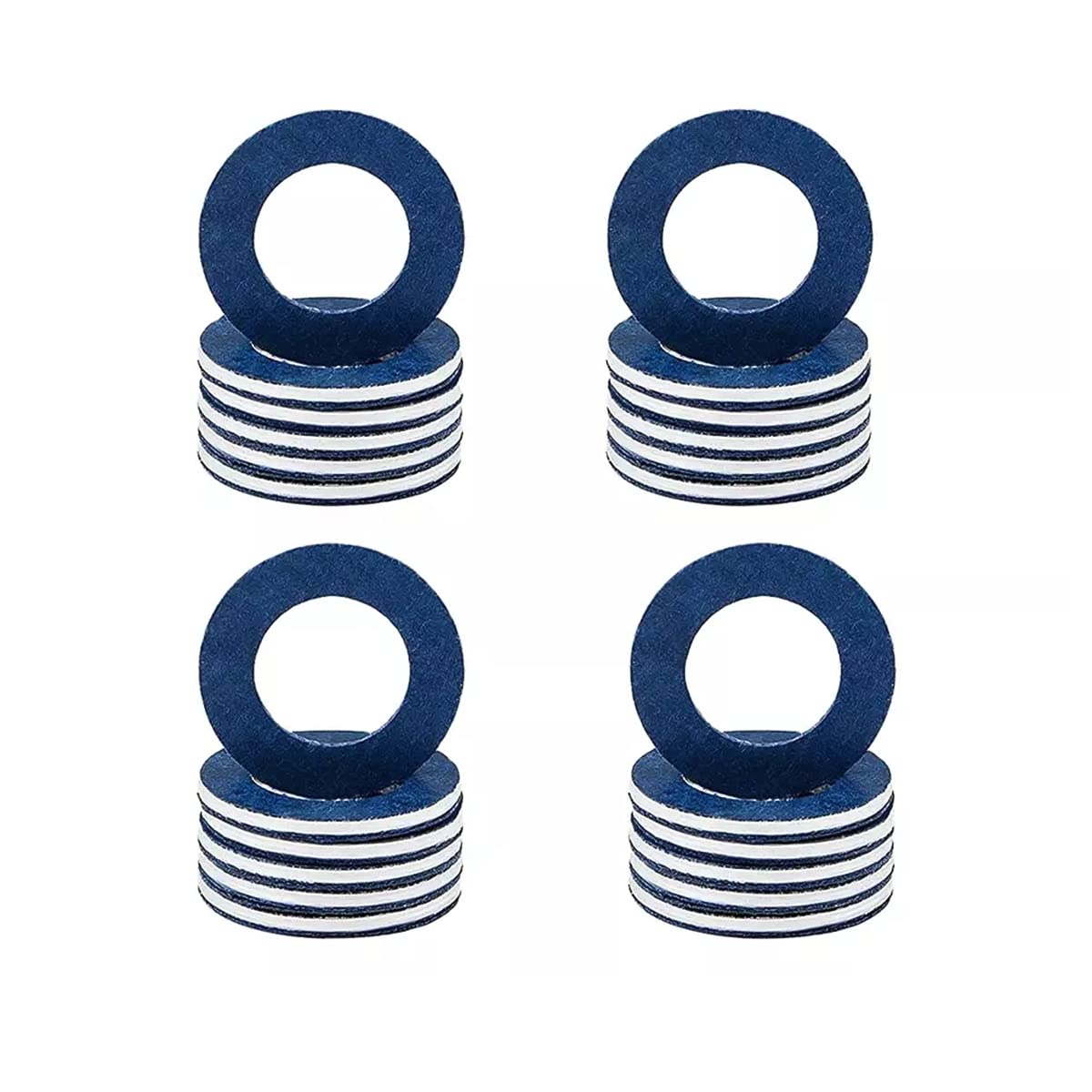 Oil Drain Plug Gaskets, 24Pcs Aluminum Seals Crush Washer, 90430-12031 Replacement For Nx Es Scion, Automotive Accessories Replaces 9043012031