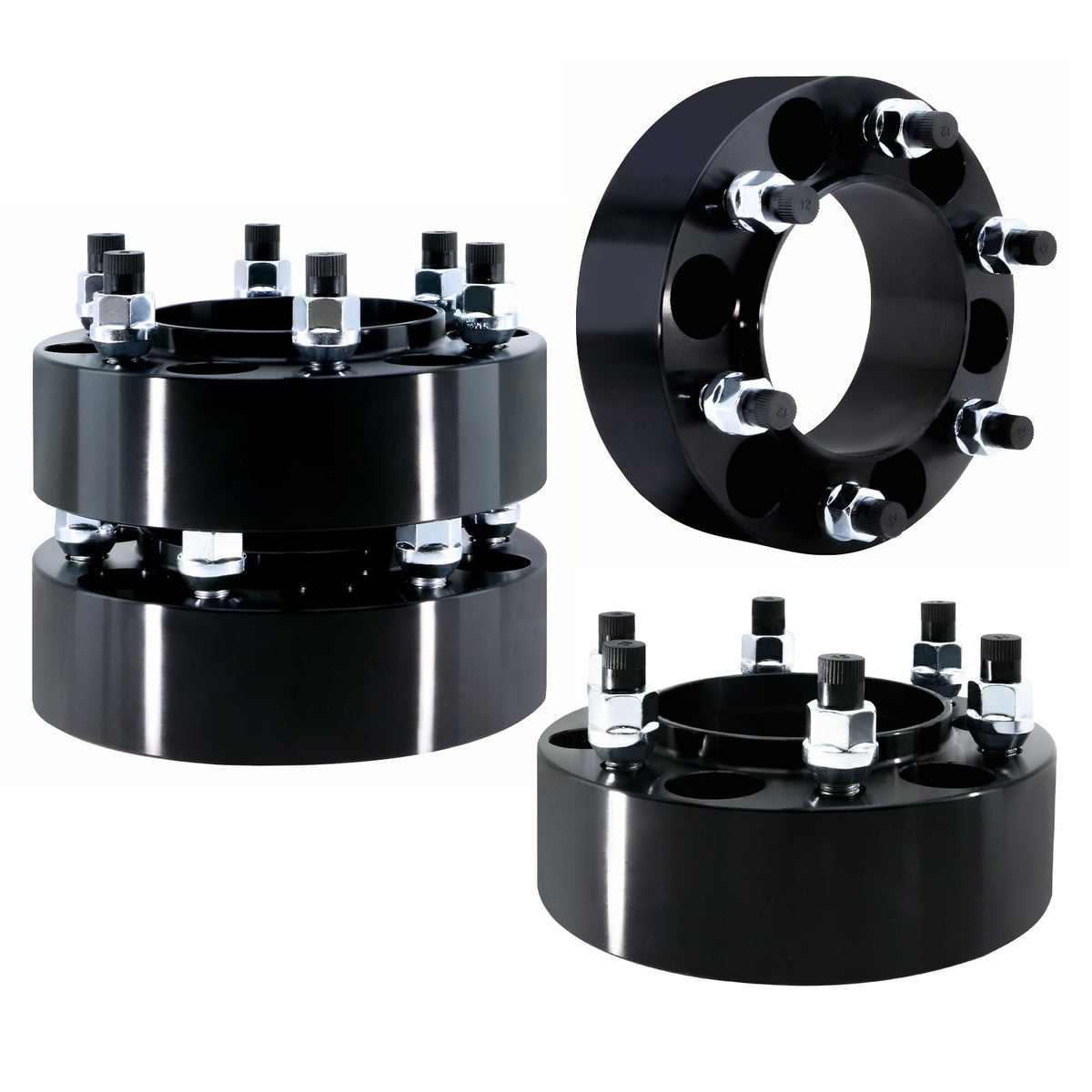 2.0'' 6x5.5 Wheel Spacers M12x1.5 Hub Bore 106mm 32mm Hub Centric, Fit for 1996-2024 Toyato 4Runner, 2002-2024 Tacoma, 2002-2006