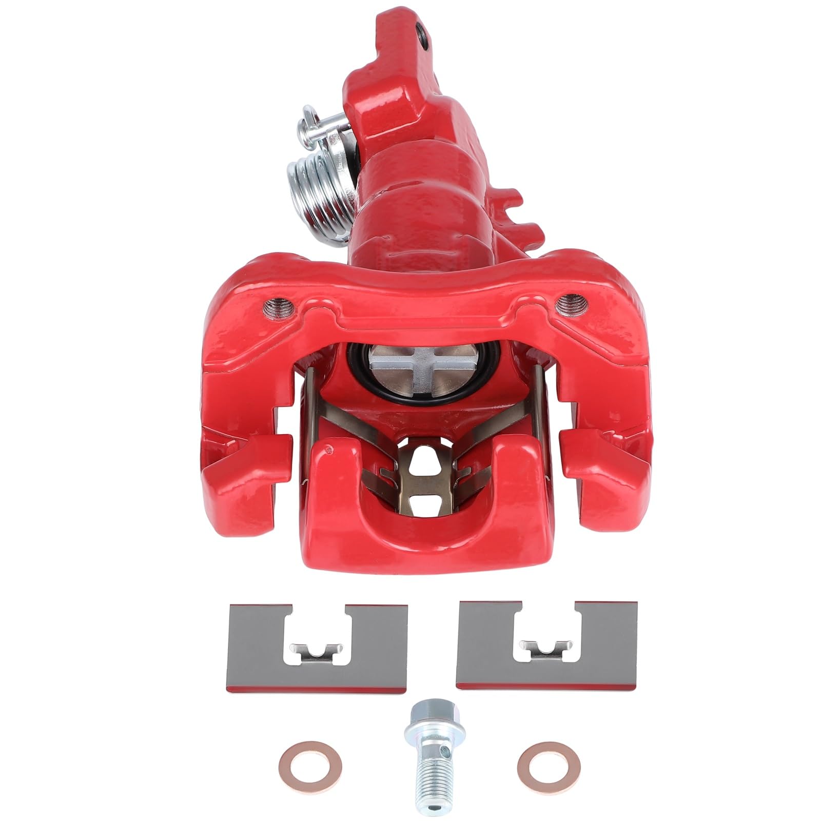 Scitoo Rear Left Brake Caliper With Bracket 19-B2069 Red Compatible For Acura Tsx 2004-2008 For Honda For Accord 1998-2007