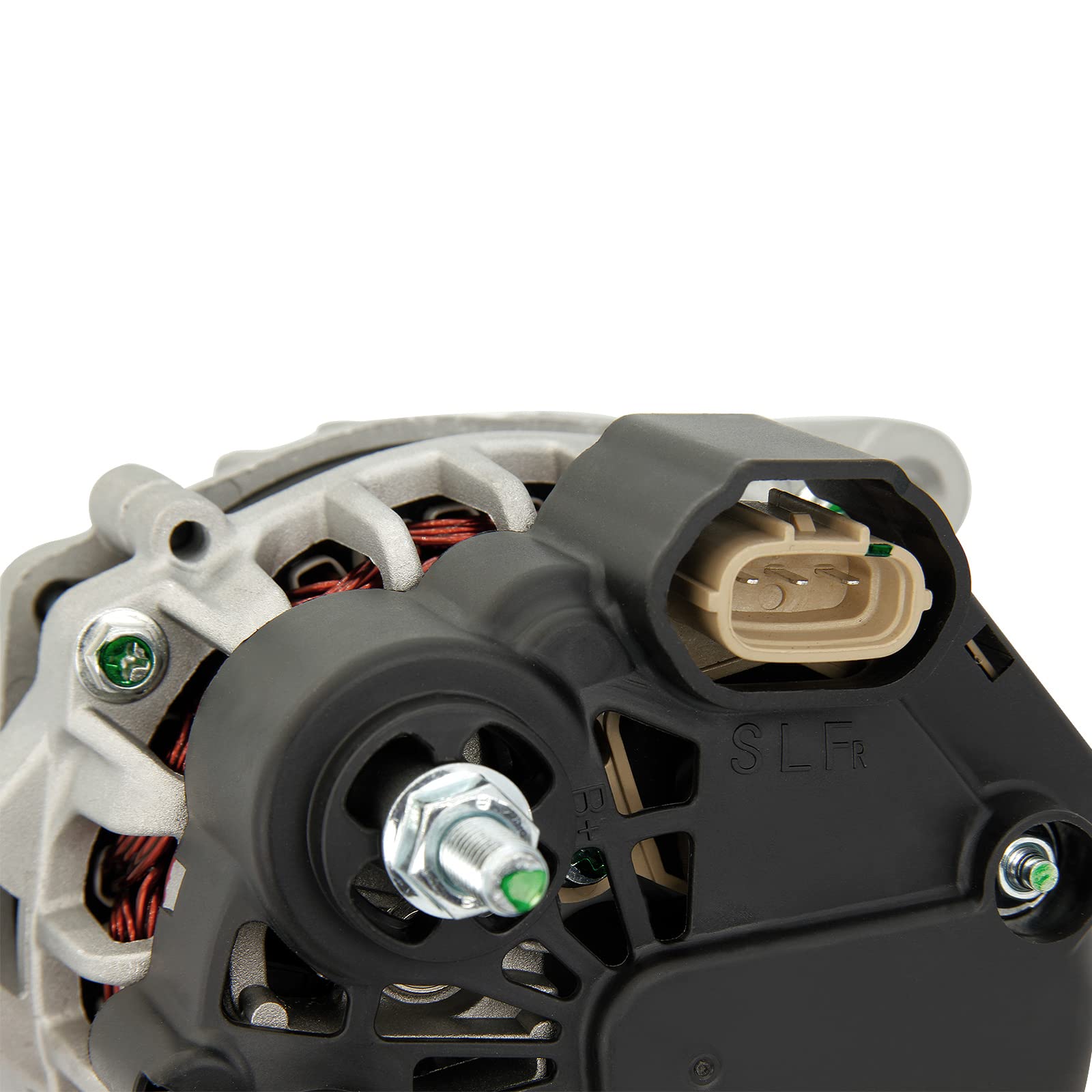 Alternator Replacement New for 2007-2012 Hyundai Elantra 2.0L, 2010 2011 Kia Soul 2.0L, 2007-2009 Spectra 2.0L L4, 2655635, 6001
