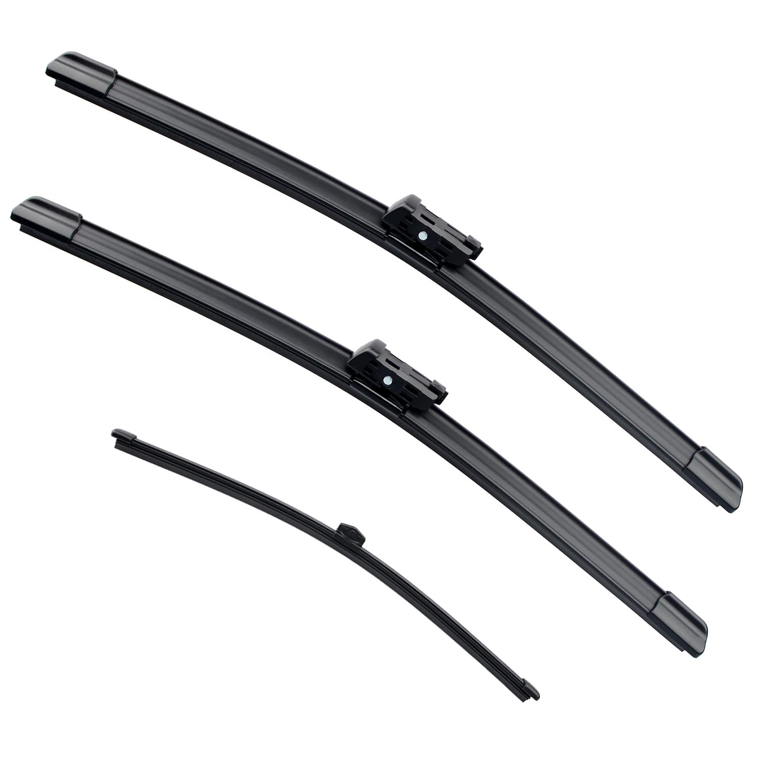 Vtogoi Original Factory Quality Windshield Wiper Blades Front And Rear Set Replacement For 2016 + Bmw X1-26 '+16'+14' (Pack Of 3)