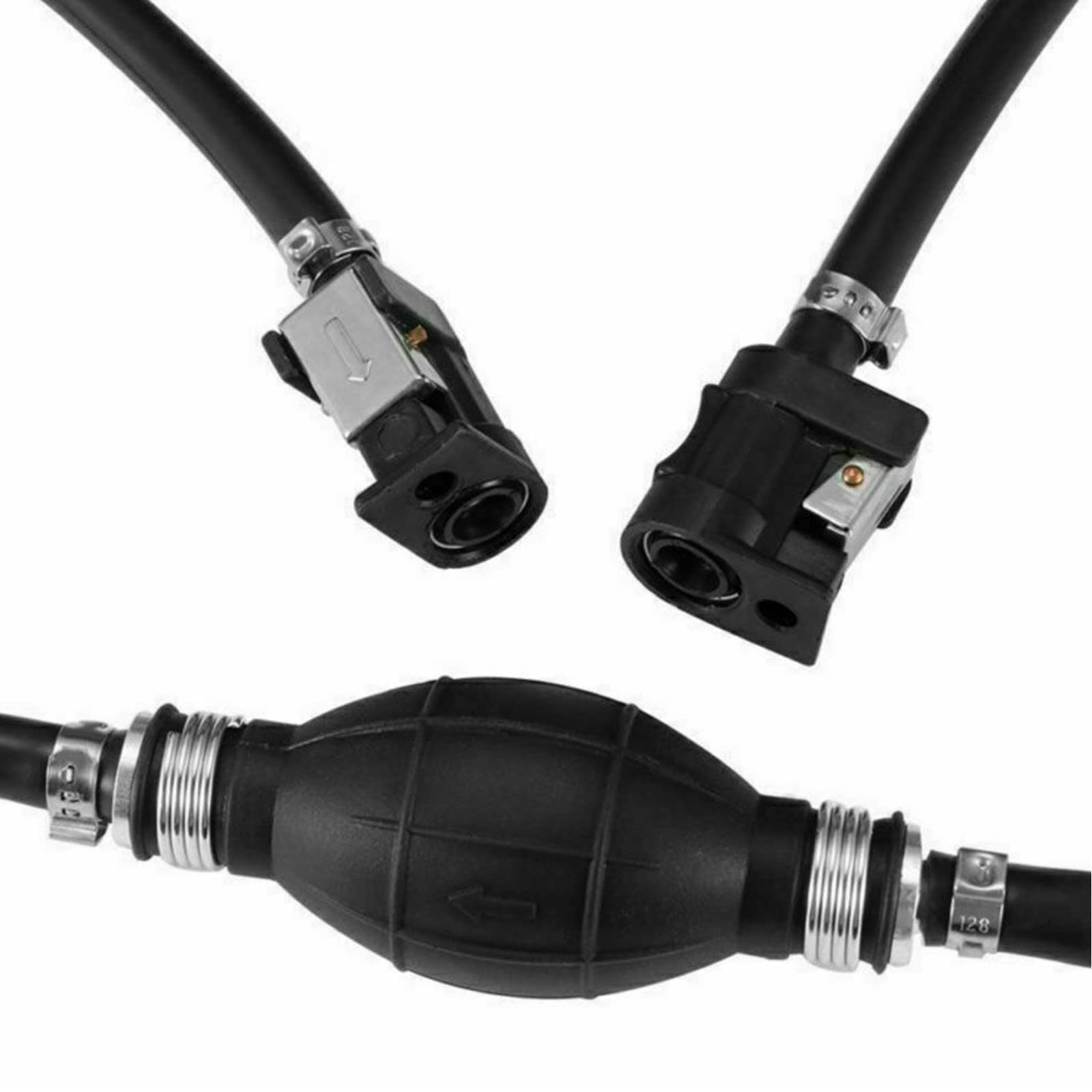 Sdds 5/16 Inch 8Mm 6.5 Ft Complete Fuel Line Assembly For Yamaha Outboard Motor 4-200Hp, 6Y1-24306-55, 61J-24306-04-00, 6Y2-24306-56