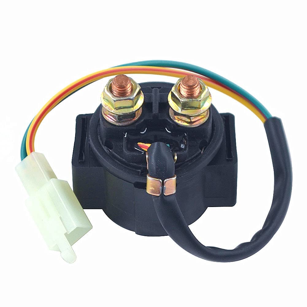 AHL Starter Solenoid Relay for 4-Stroke GY6 Engine 50cc 70cc 90cc 100cc 150cc 200cc 250cc ATV Dirt Bikes Scooters Go Kart Dne Bu