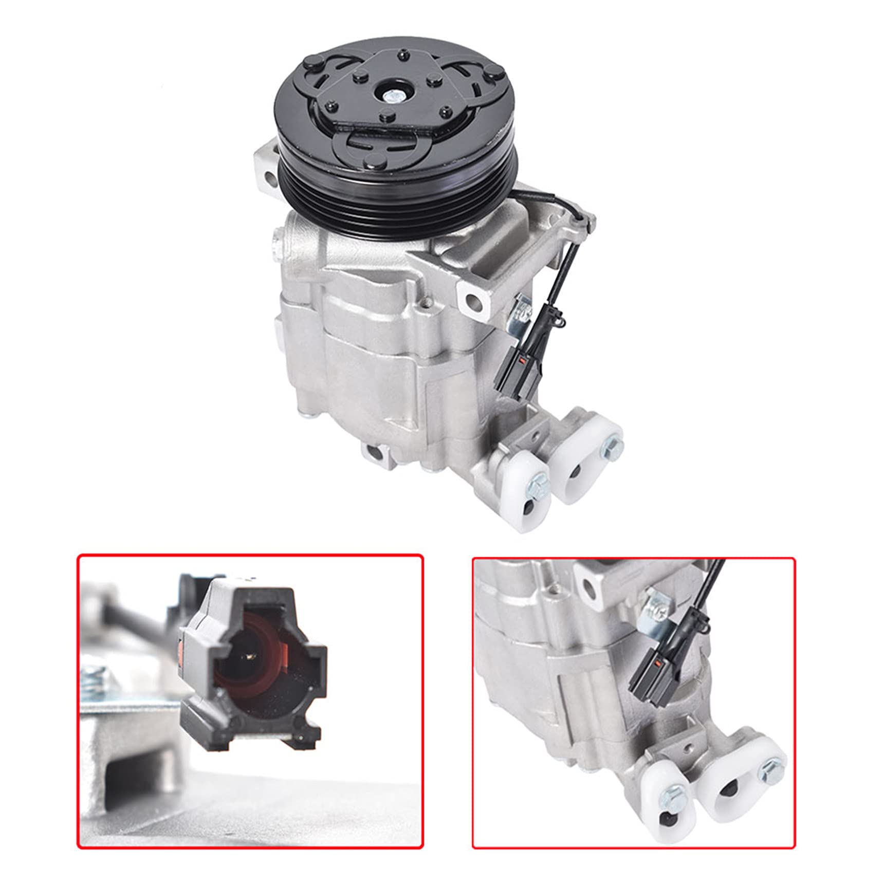 RainMan AC Compressor Replacement for 2007-2013 Subaru Forester, 2008-2011 Impreza, 2013-2019 WRX & STI - CO 11227C 97485