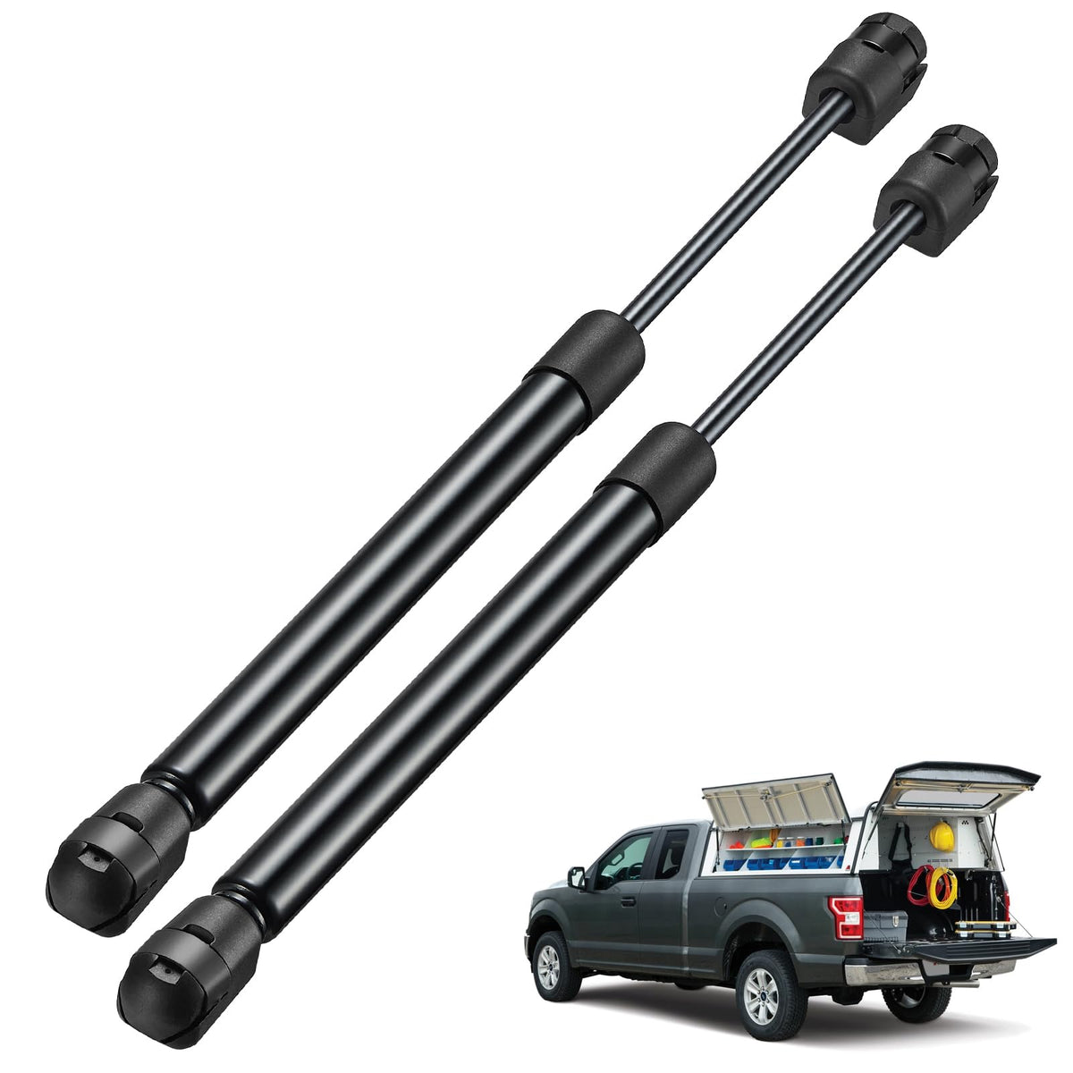 Bdfhyk Ml1510 12Inch 10Lbs (45N) Gas Shocks Struts Lift Support For Truck Pickup Tool Box Topper Camper Shell Side Window Truck