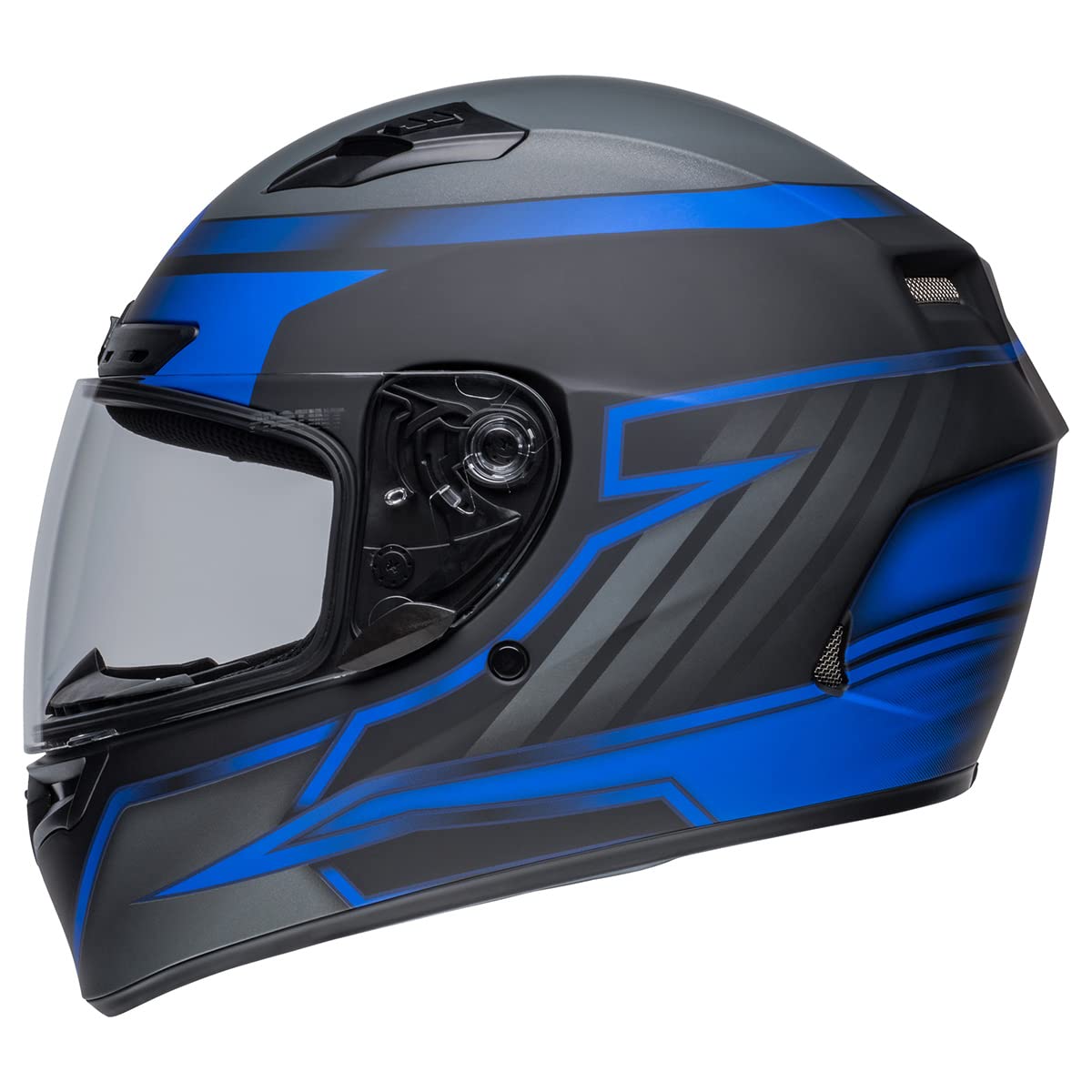 Bell Qualifier Dlx Mips Street Helmet (Riser Matte Black/Blue/Gray - Small)