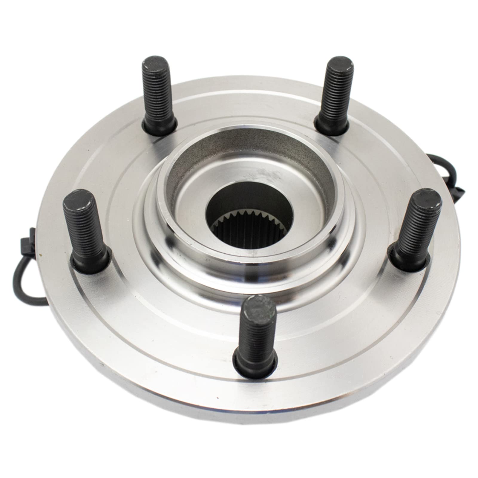 Trq Rear Wheel Hub Bearings Assembly Set Compatible With 2007-2008 Chrysler Pacifica