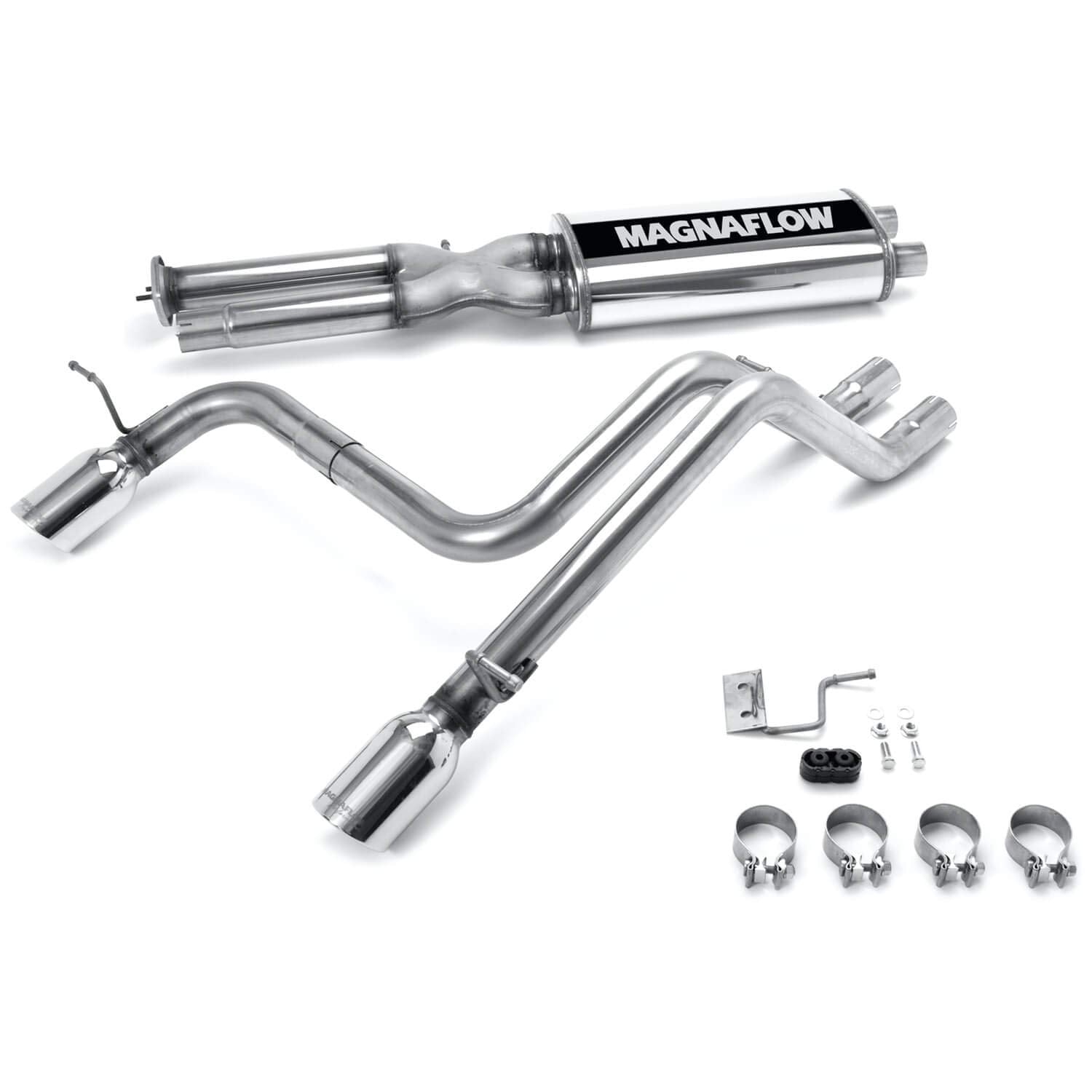 MagnaFlow Performance Exhaust System 16673: Cat-Back, Street Series, For 2003-2006 Hummer H2