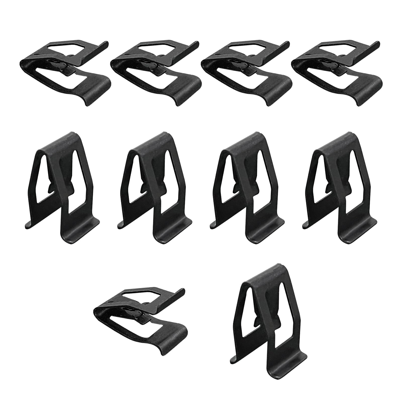 Augeny 10 PCS Dashboard Trim Clips, Metal Car Front Console Dash Retainer, Universal Automotive Dashboard Trim Clip, Vehicle Int