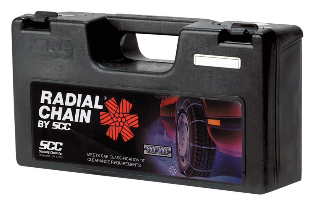 SCC SC1038 Radial Chain Cable Traction Tire Chain - Set of 2
