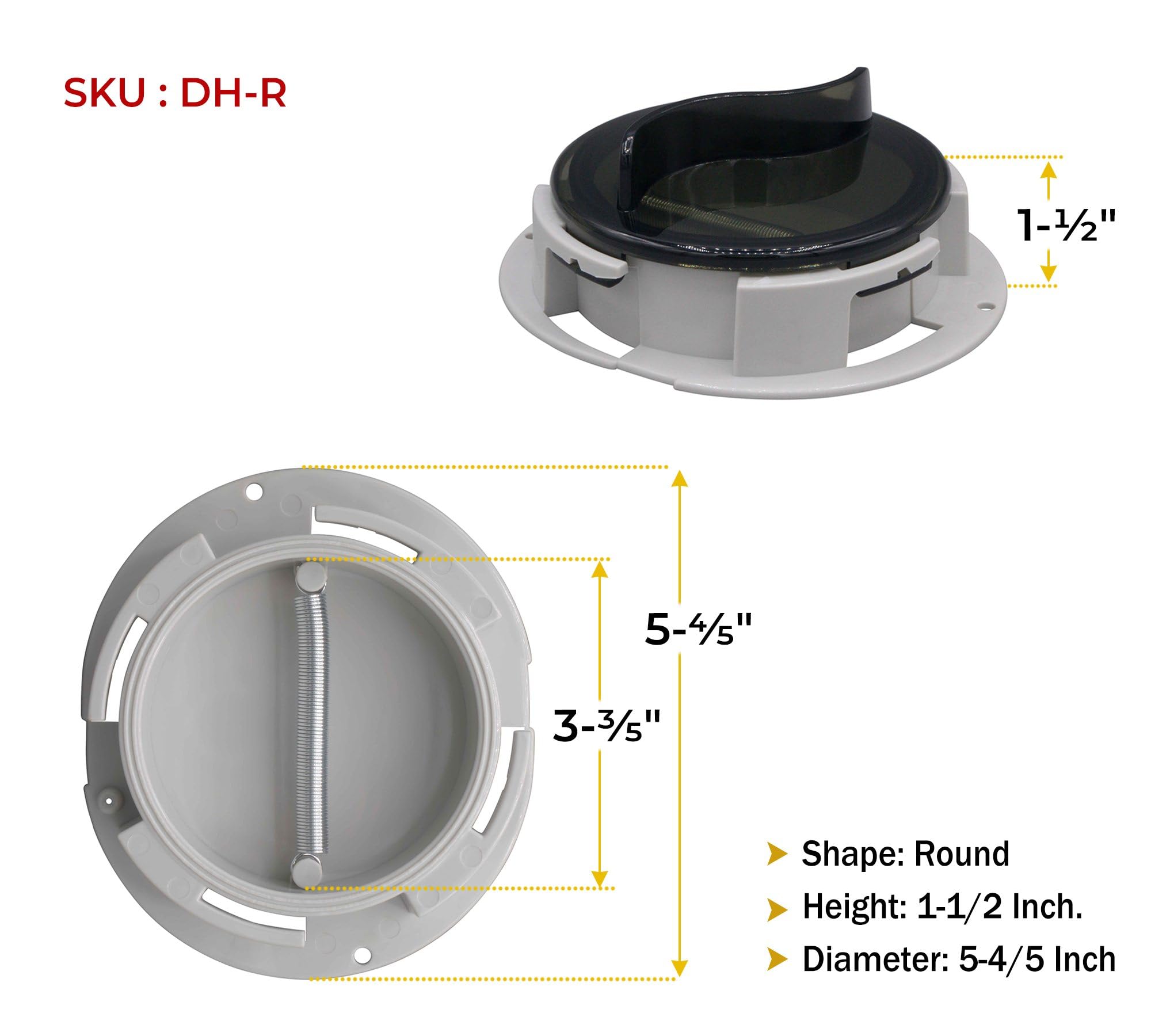 Mytee Products Trailer Document Holder Kit with Clear Cover for Truck & Trailer Registration Insurance - Trailer Registration Ca