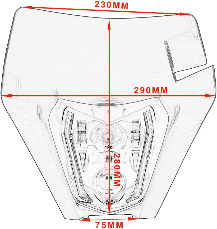 CHANGCHENG Dirt Bike Headlight Led