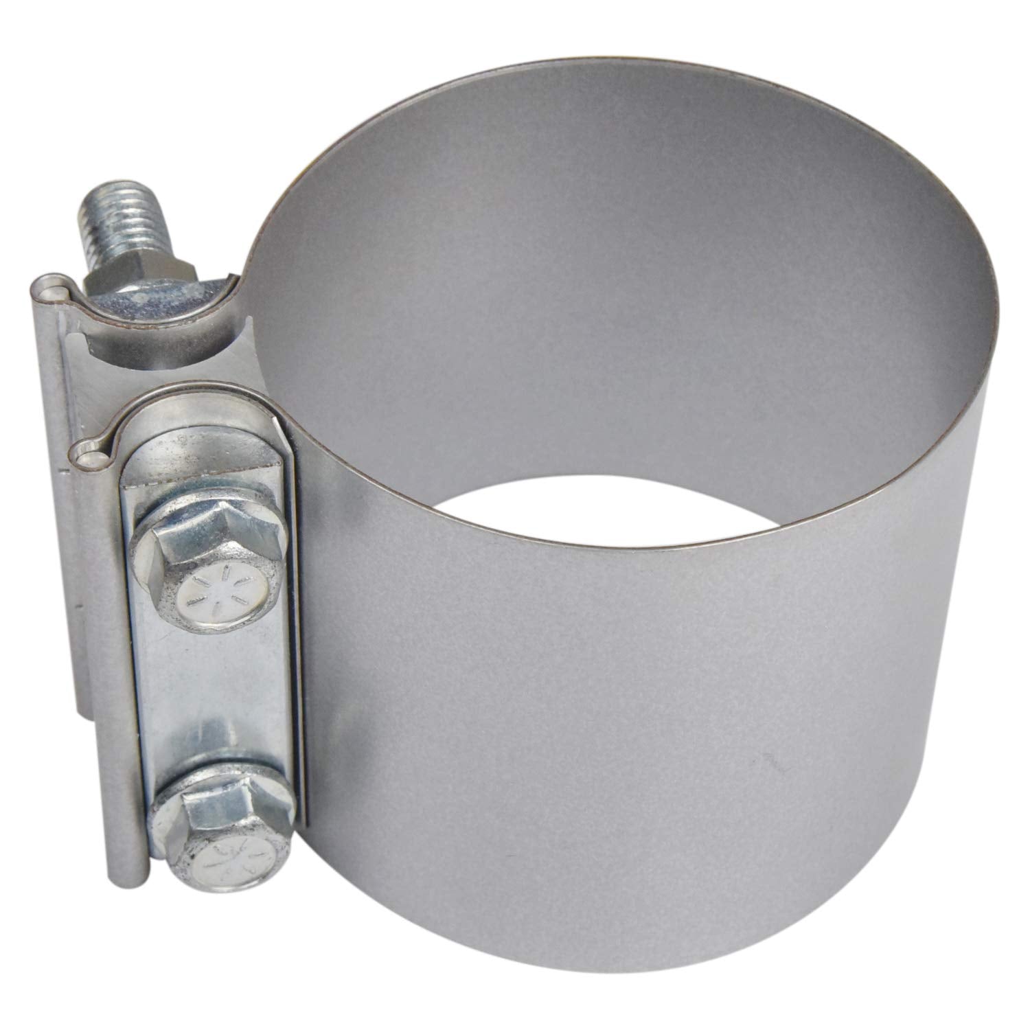 Roadformer 2.5' Butt Joint Exhaust Band Clamp - Aluminized Steel for 2.5' OD Exhaust Pipe, Muffler, Elbow and Exhaust Tubing Connection